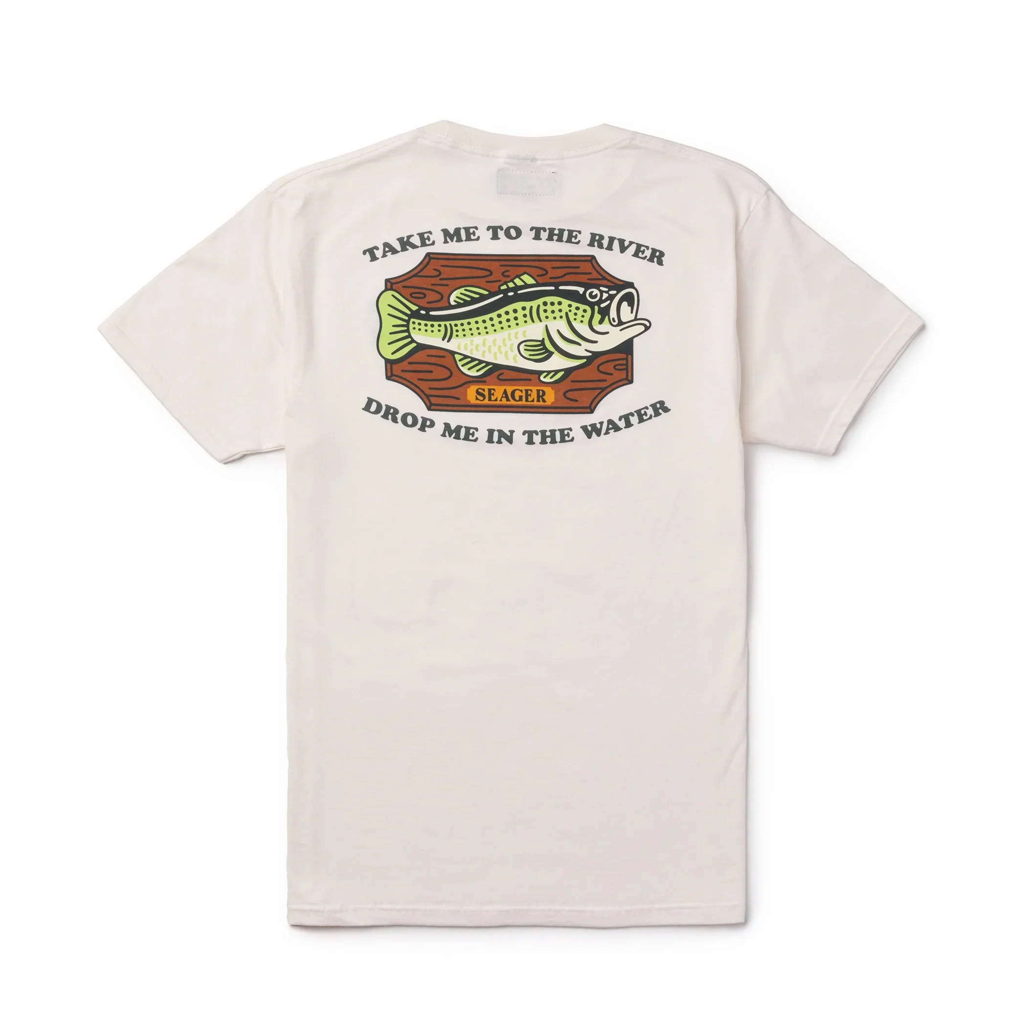 SEAGER BILLY BASS TEE - WHITE