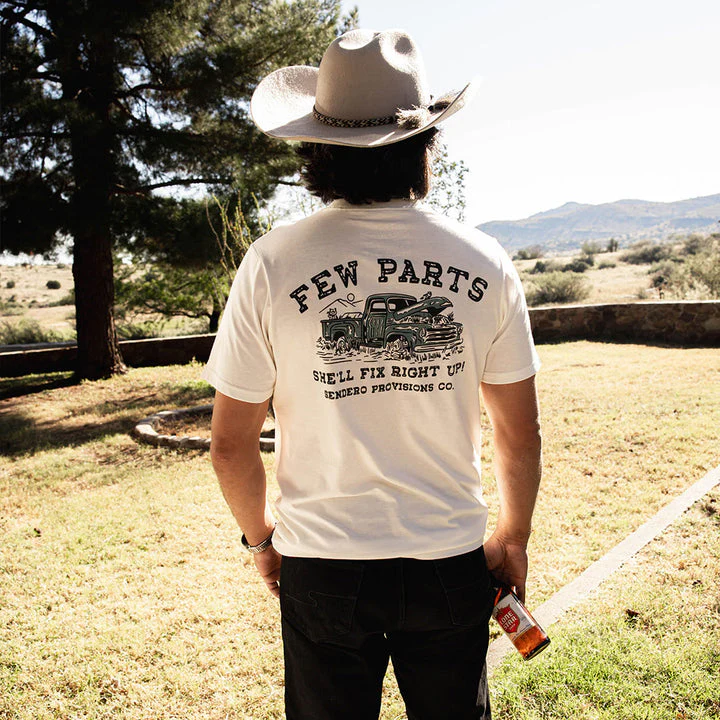 Sendero Few Parts T-Shirt - VINTAGE WHITE - Image 3