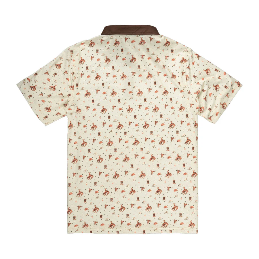 Sendero High Noon Performance Polo - Bronc Rider - Image 4