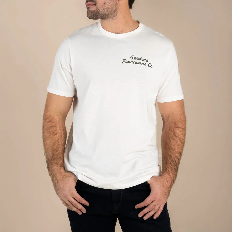 Sendero Skinny Cows T-Shirt - Vintage White - Image 2