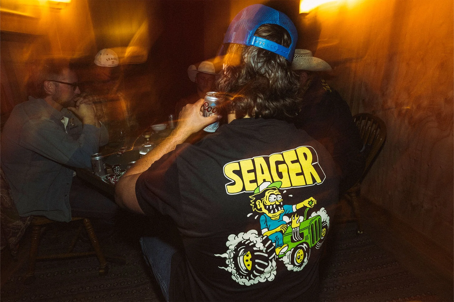 SEAGER SLOW & FURIOUS TEE - BLACK - Image 3