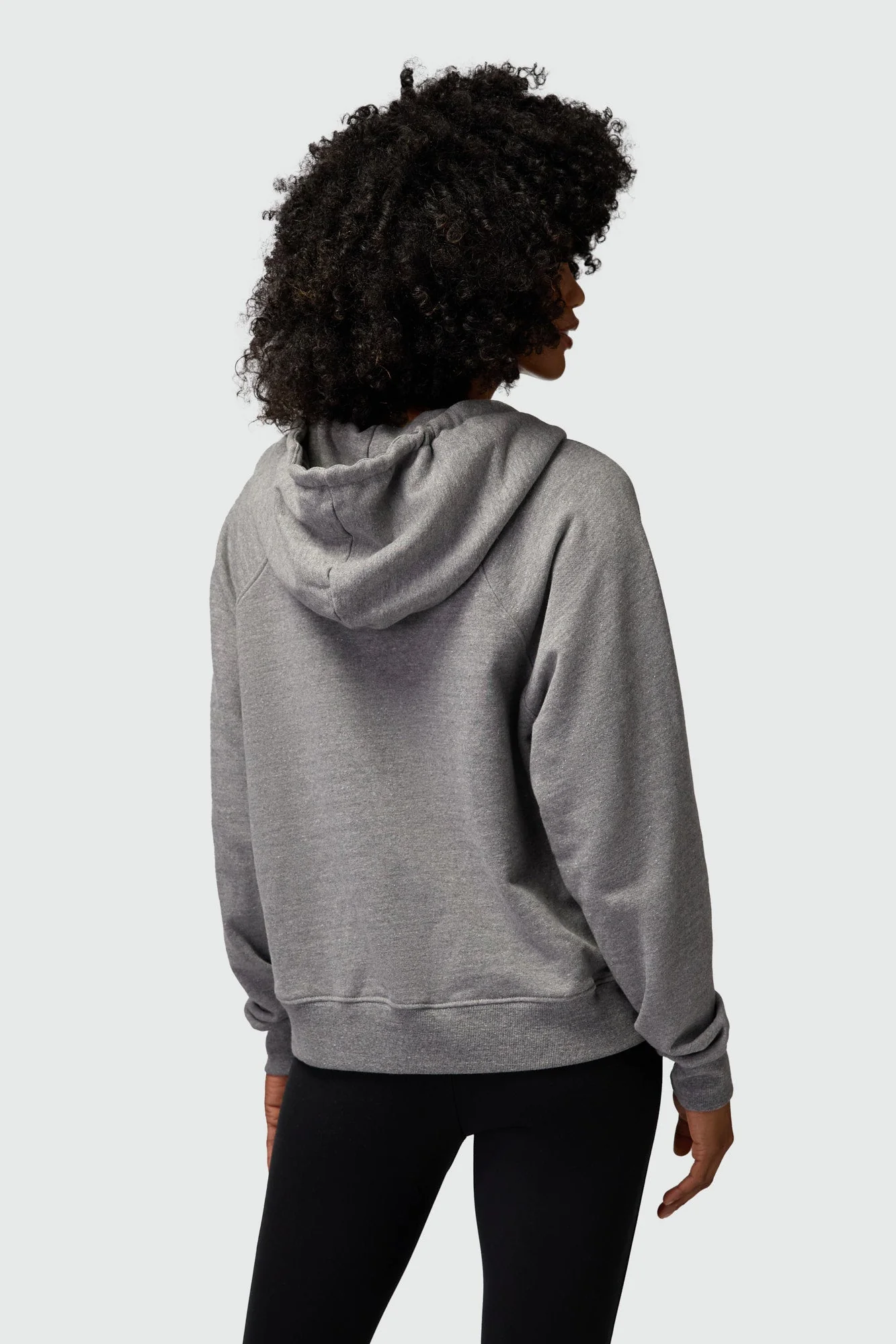 Spiritual Gangster Heart Everyday Zip Hoodie - Heather Grey - Image 2