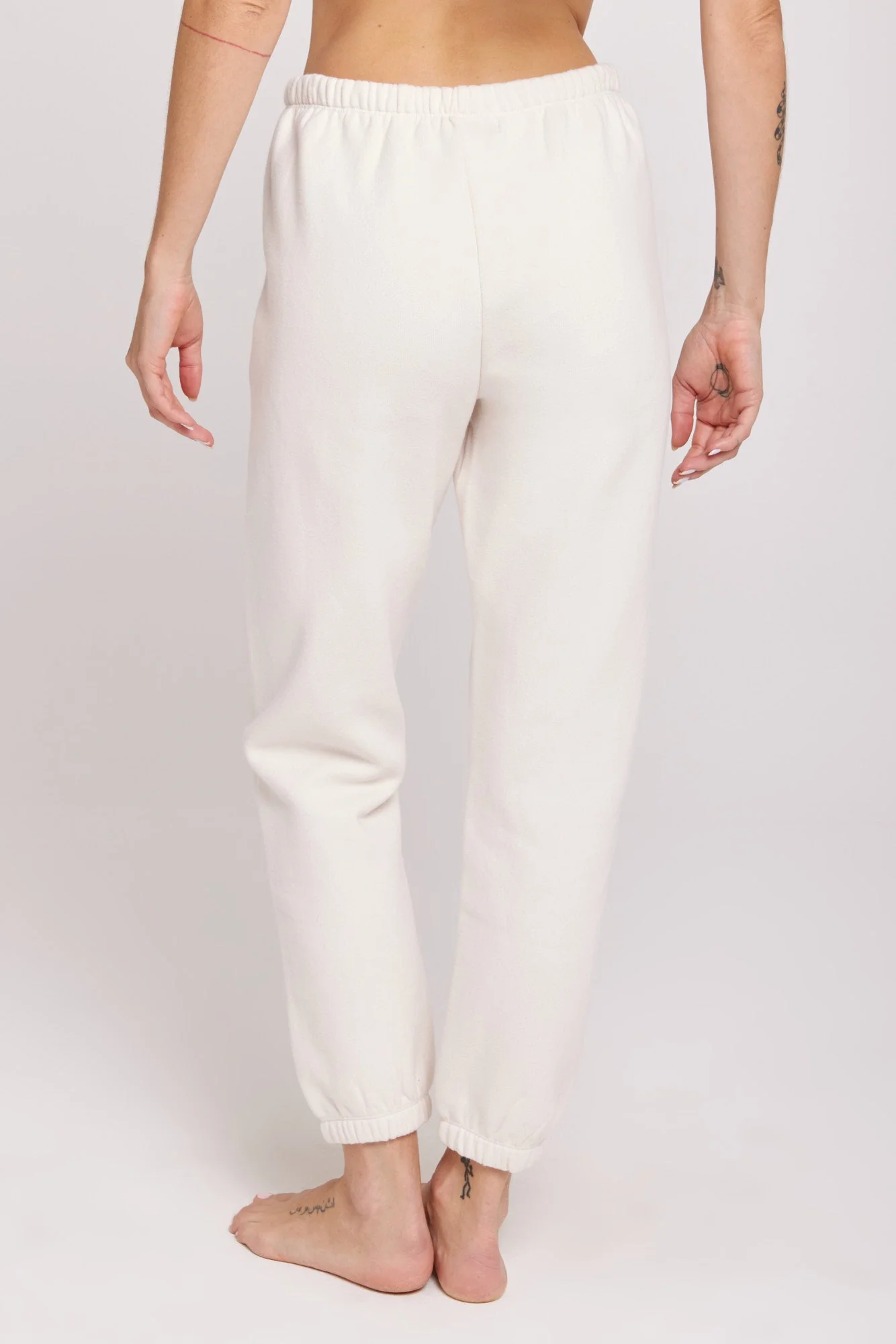 Spiritual Gangster Yin Yang Malibu Sweatpant - White Sand - Image 2