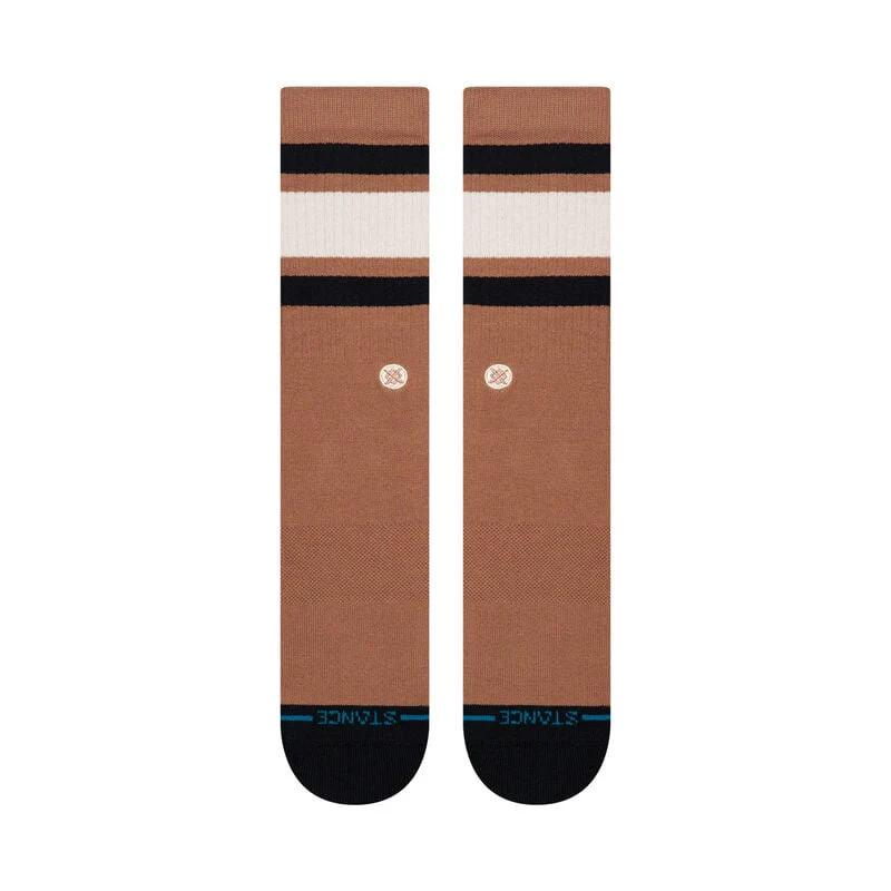 Stance Boyd Crew Socks - Dark Roast - Image 2