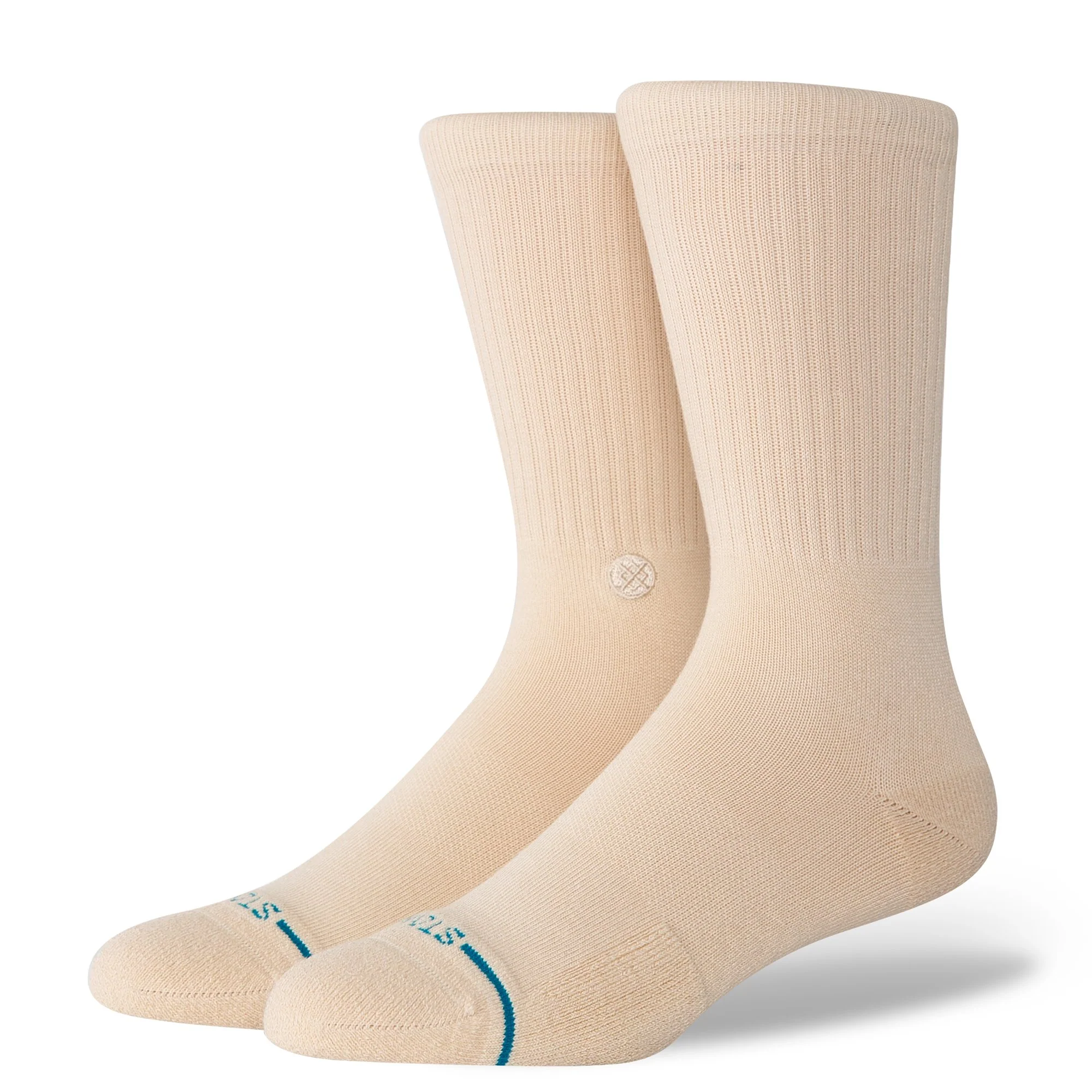 Stance Butter Blend Crew Medium Cushion Socks - TAN