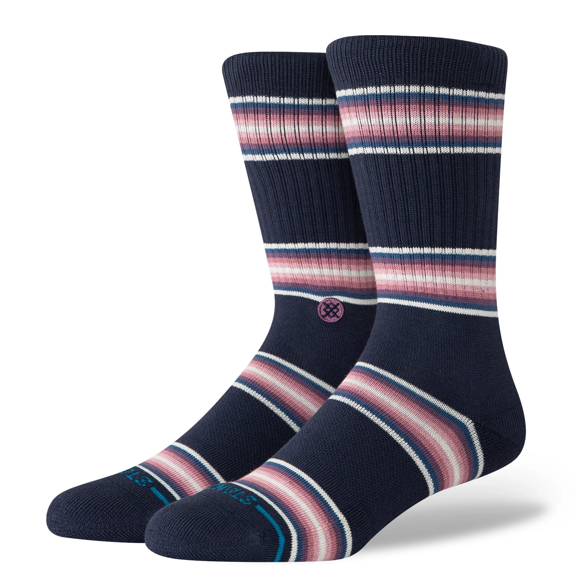 Stance Cotton Crew Medium Cushion Socks - NAVY