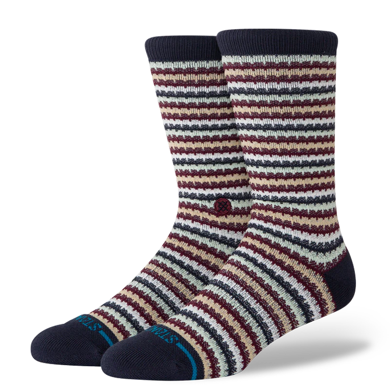 Stance Cotton Crew Medium Cusion Socks - Navy