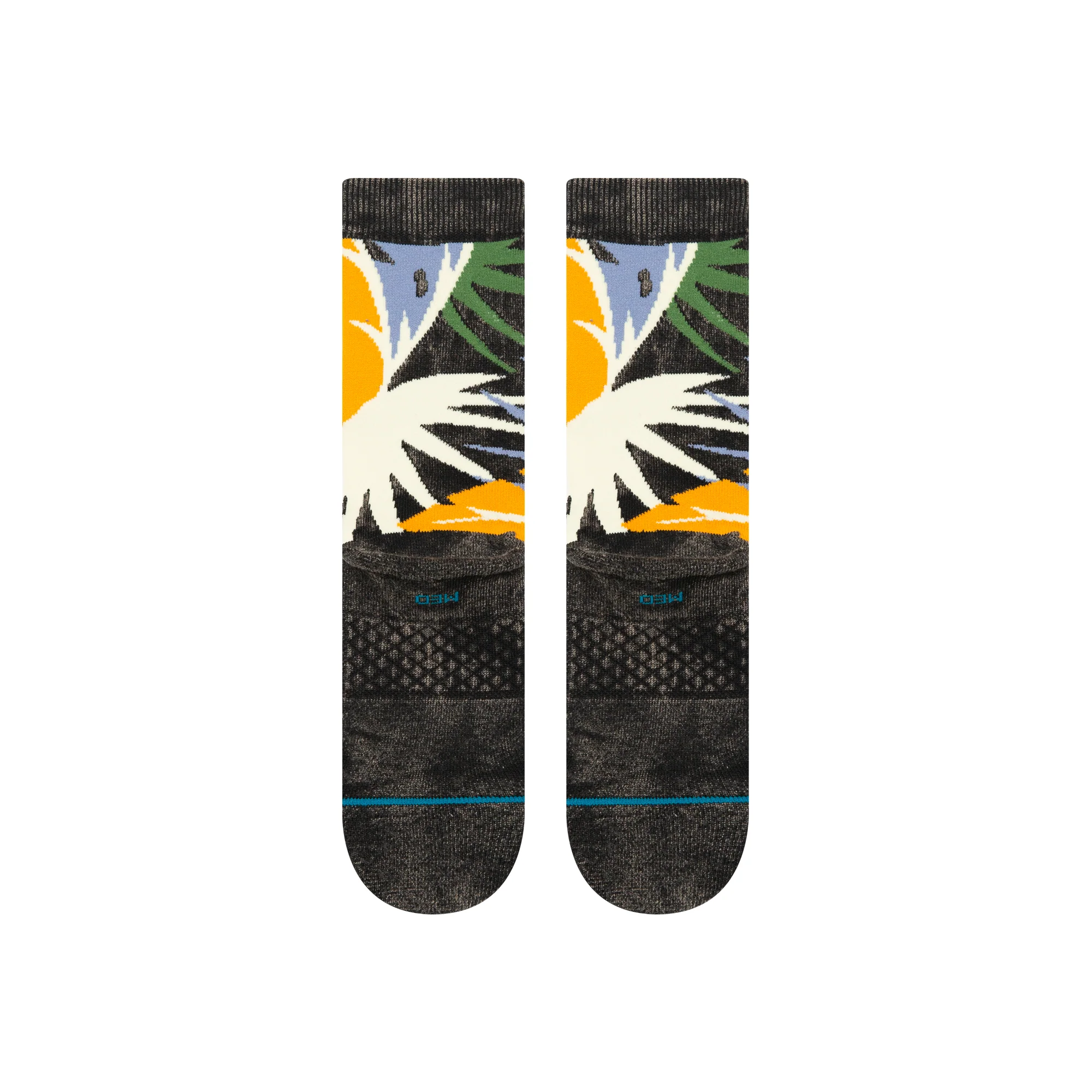 Stance Cotton Crew Yacht Club Medium Cushion Socks - BLACK - Image 3