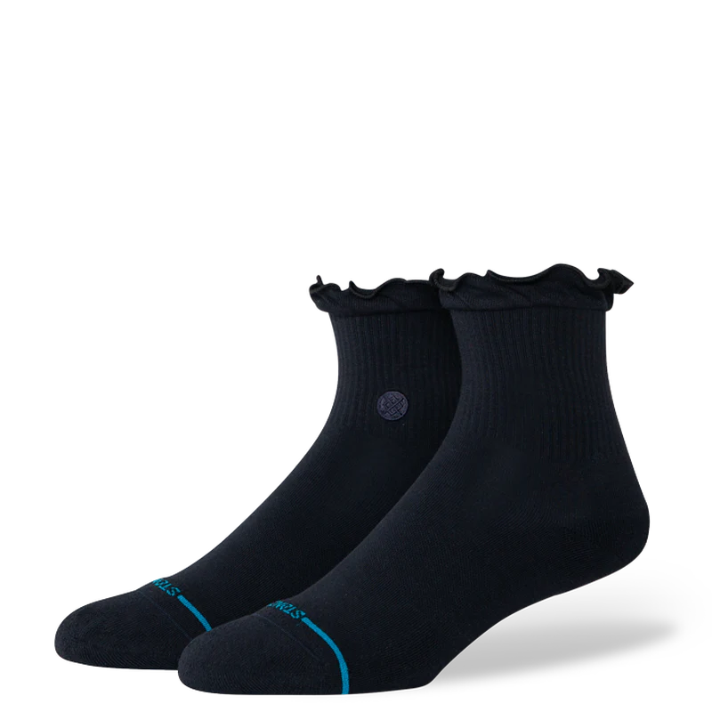 Stance Cotton Quarter Light Cushion Socks - Black