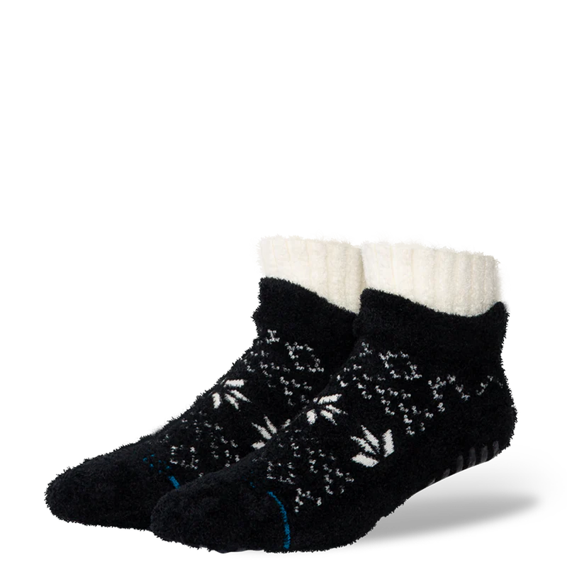 Stance Cozy Slipper Quarter Socks - Black