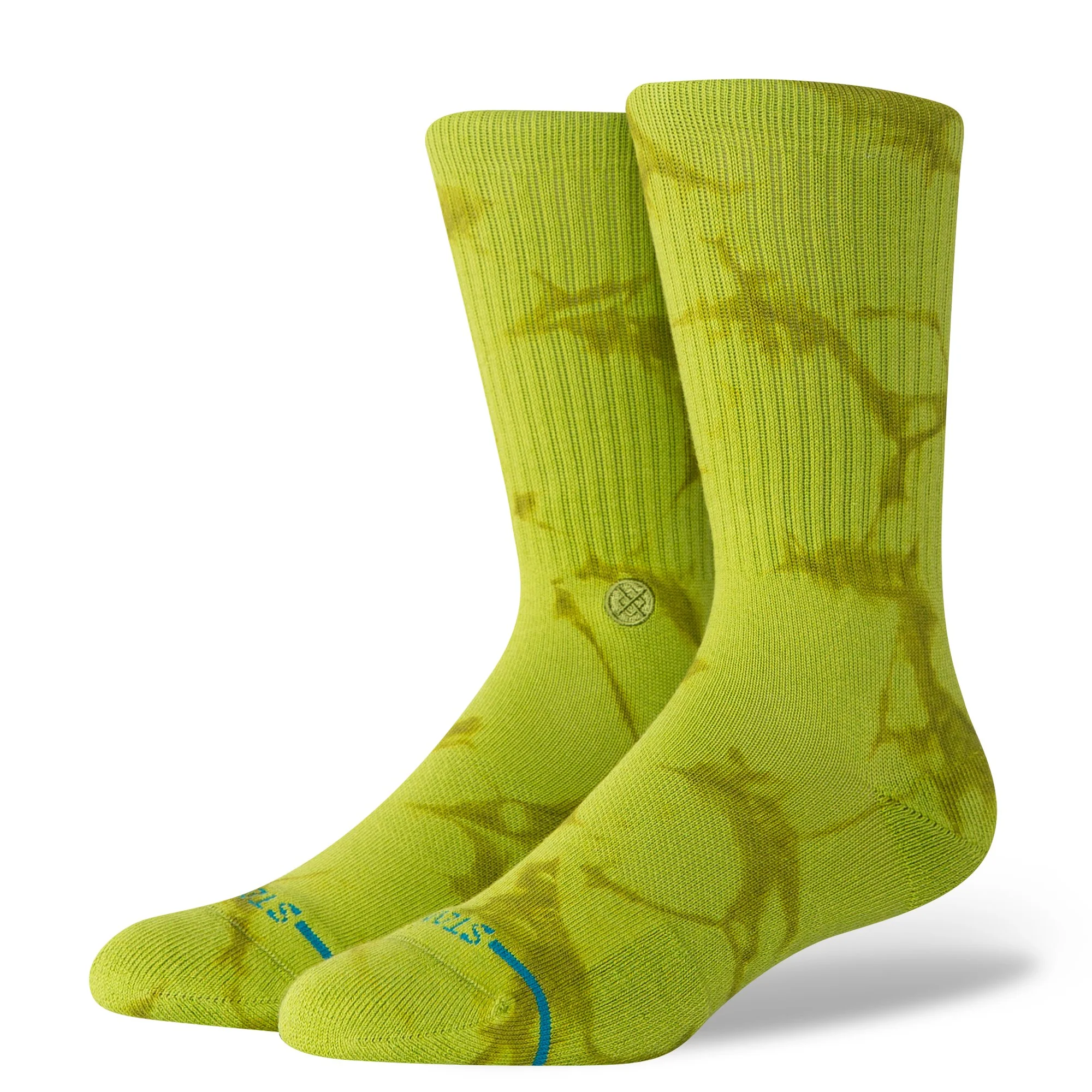 Stance Dye Crew Socks - GREEN