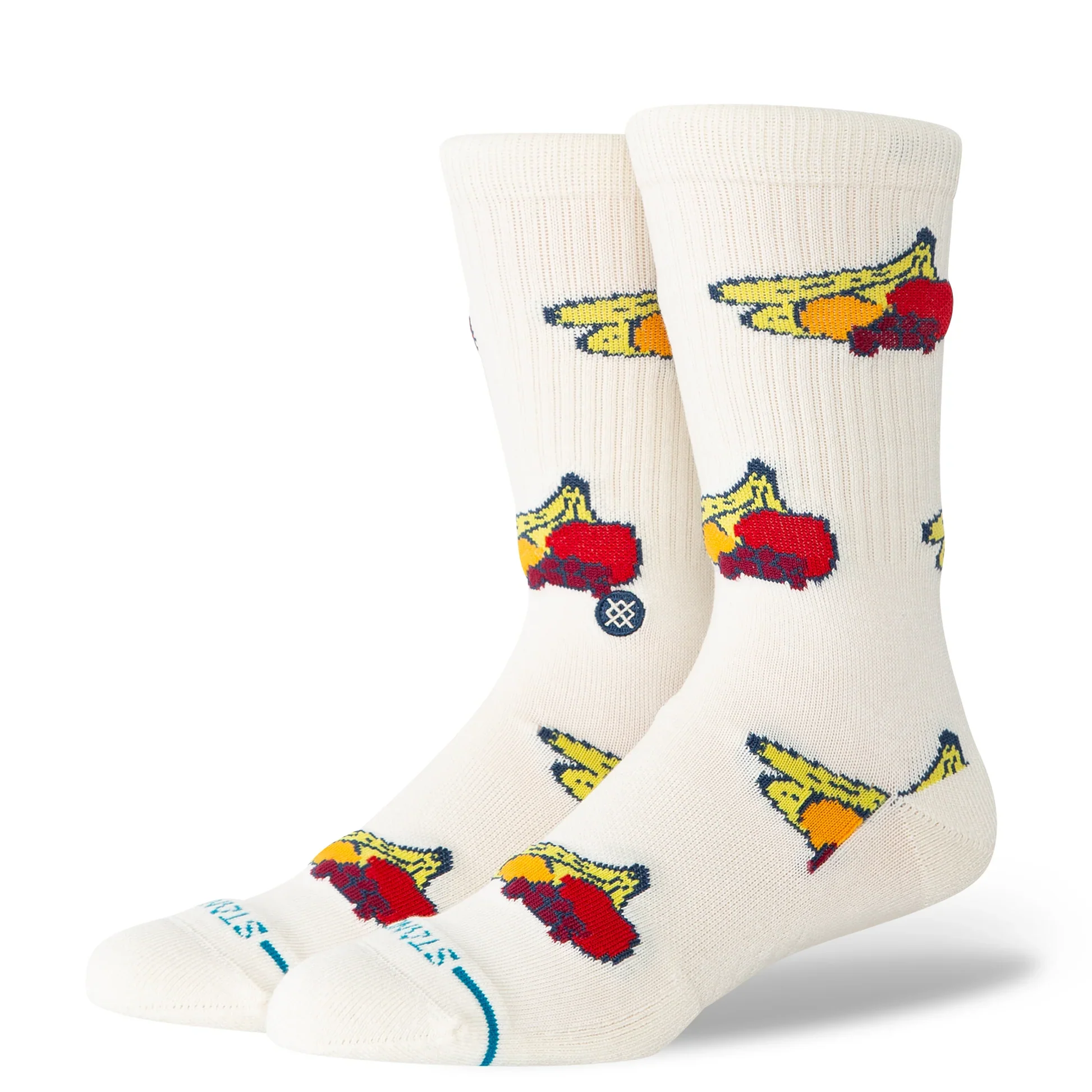 Stance Fruits Crew Socks - Canvas