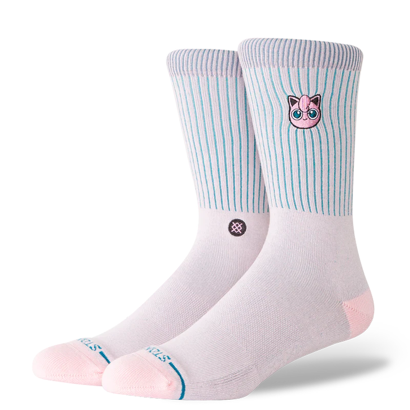 Stance Jigglypuff Crew Socks - Pink