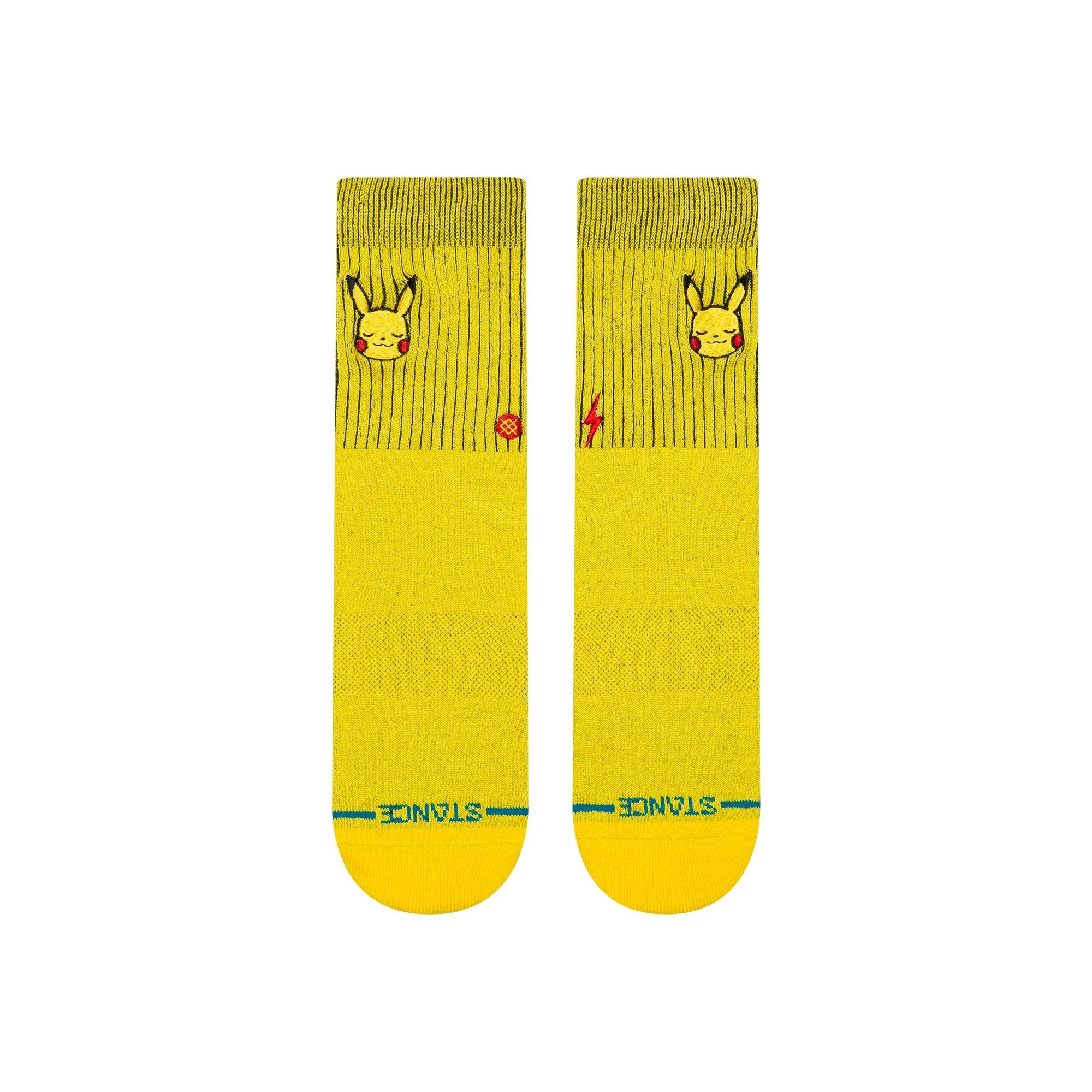 Stance Pikachu Kids Crew Socks - Yellow - Image 2