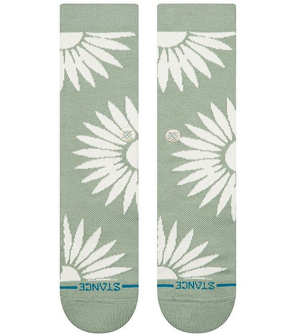 Stance Radial Burst Crew Socks - SEAGREEN - Image 2