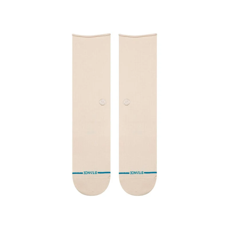 Stance Rolled Crew Light Cushion Socks - Oat - Image 3