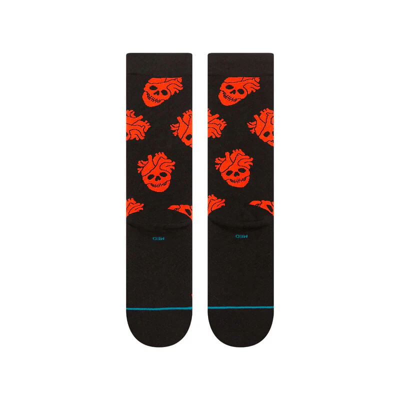 Stance Strange Love X Stance Cotton Crew Socks - BLACK - Image 3