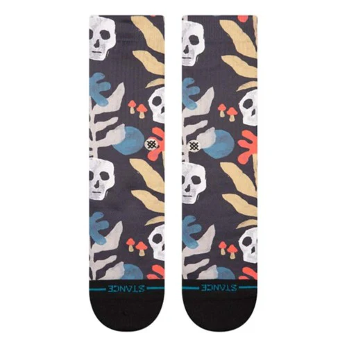 Stance Tropiskull Crew Socks - BLACK - Image 2