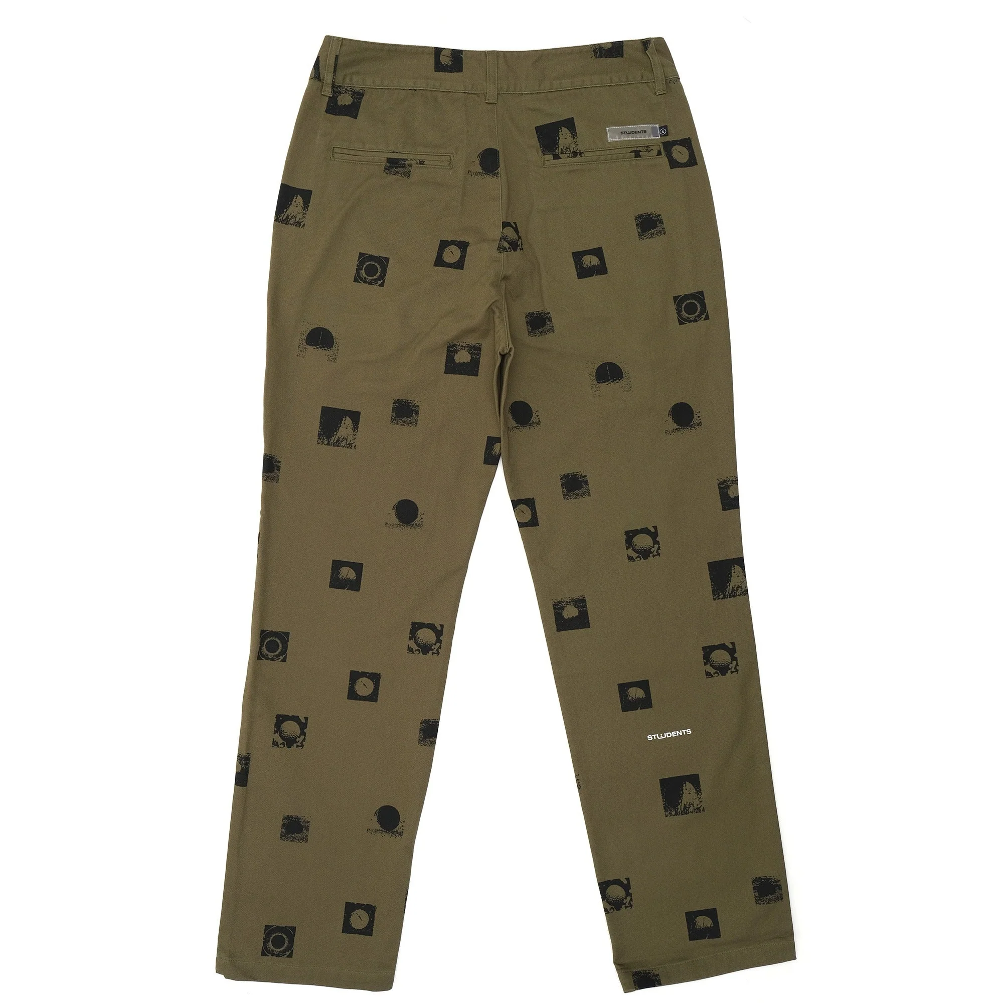 Students Golf Chester Twill Pants - OLIVE - Image 2
