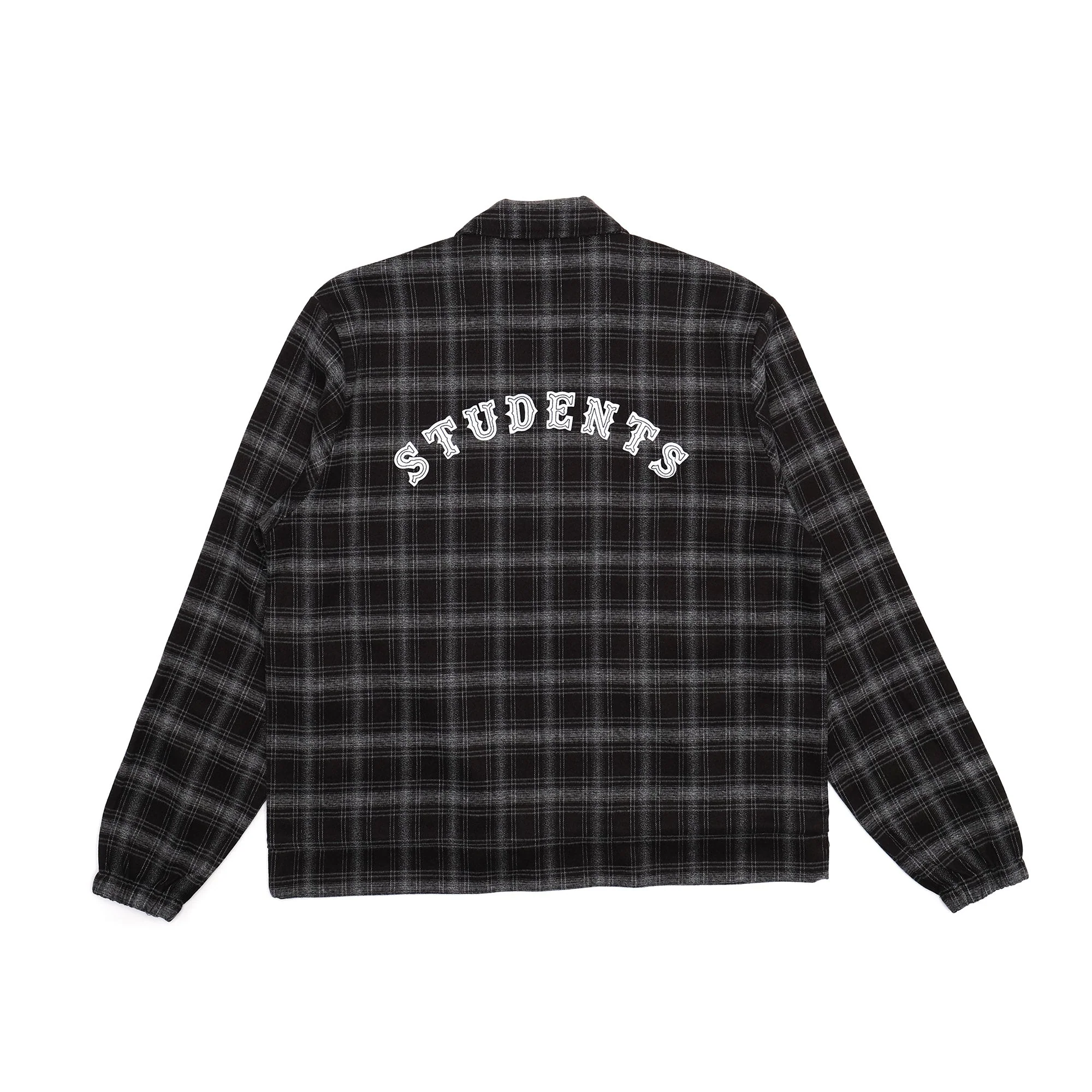 Students Golf Gonzales Wool Plaid Jacket - BLACK