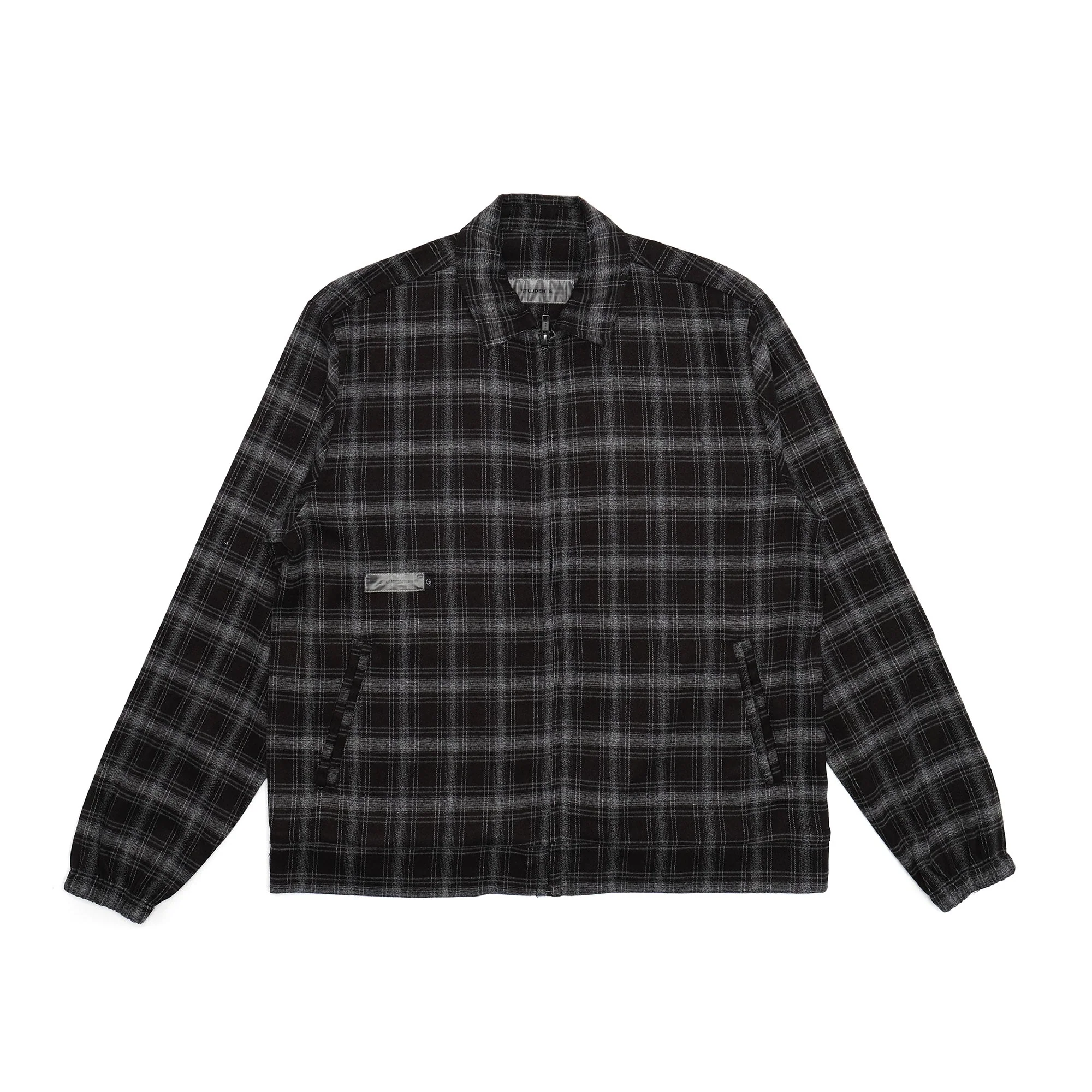 Students Golf Gonzales Wool Plaid Jacket - BLACK - Image 2