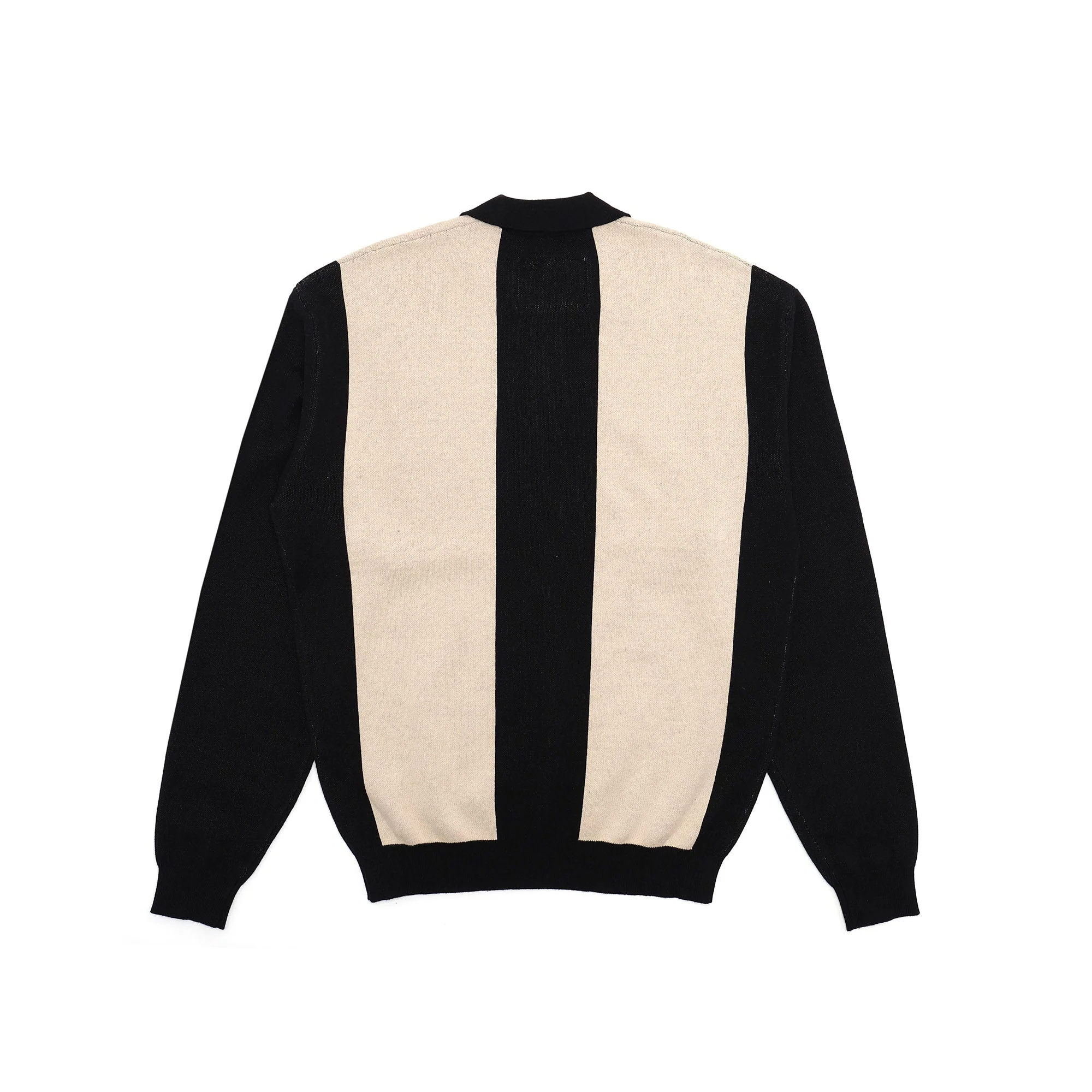 Students Golf Harrison L/S Polo Sweater - BLACK - Image 2
