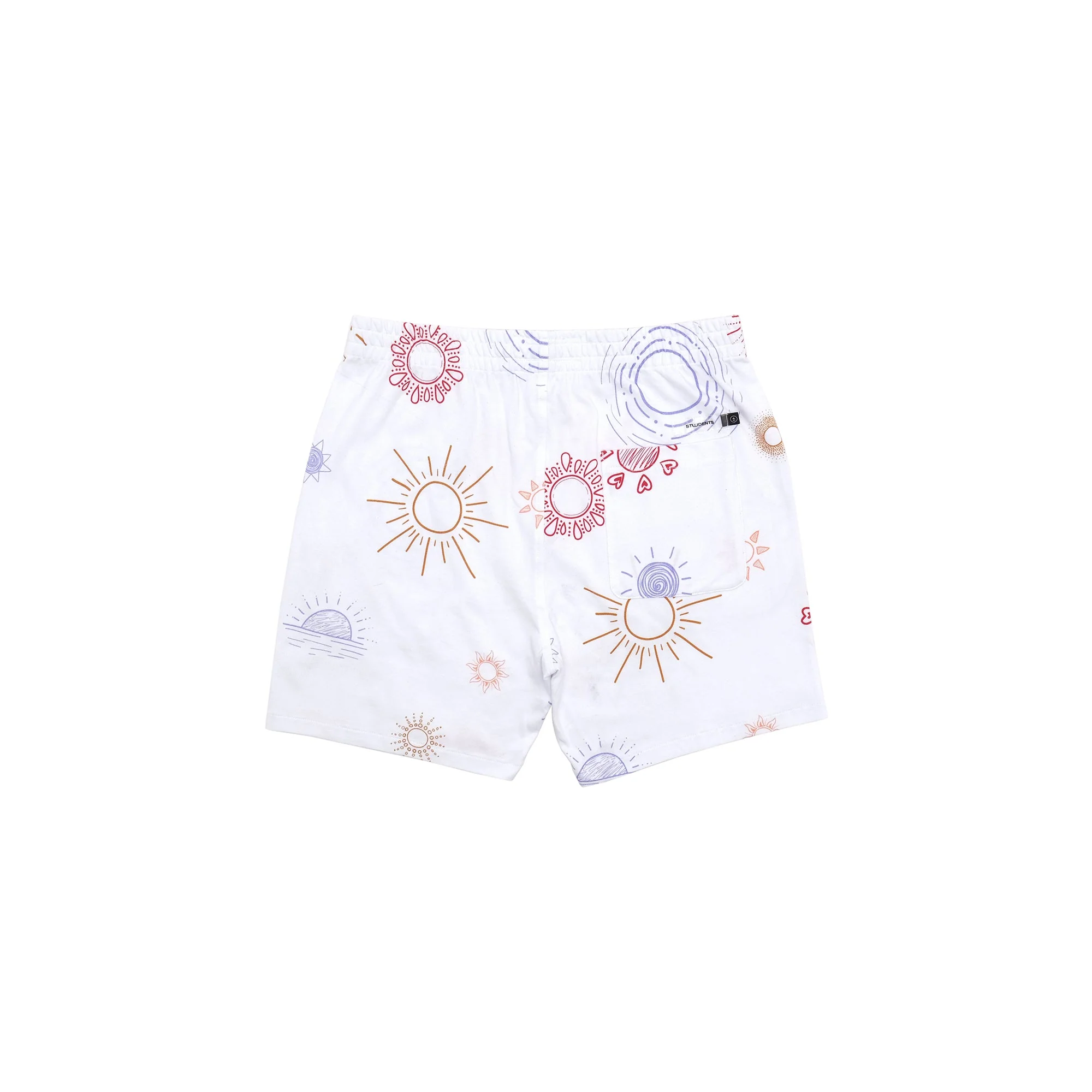 Students Golf Sunny French Terry Shorts - WHITE - Image 2