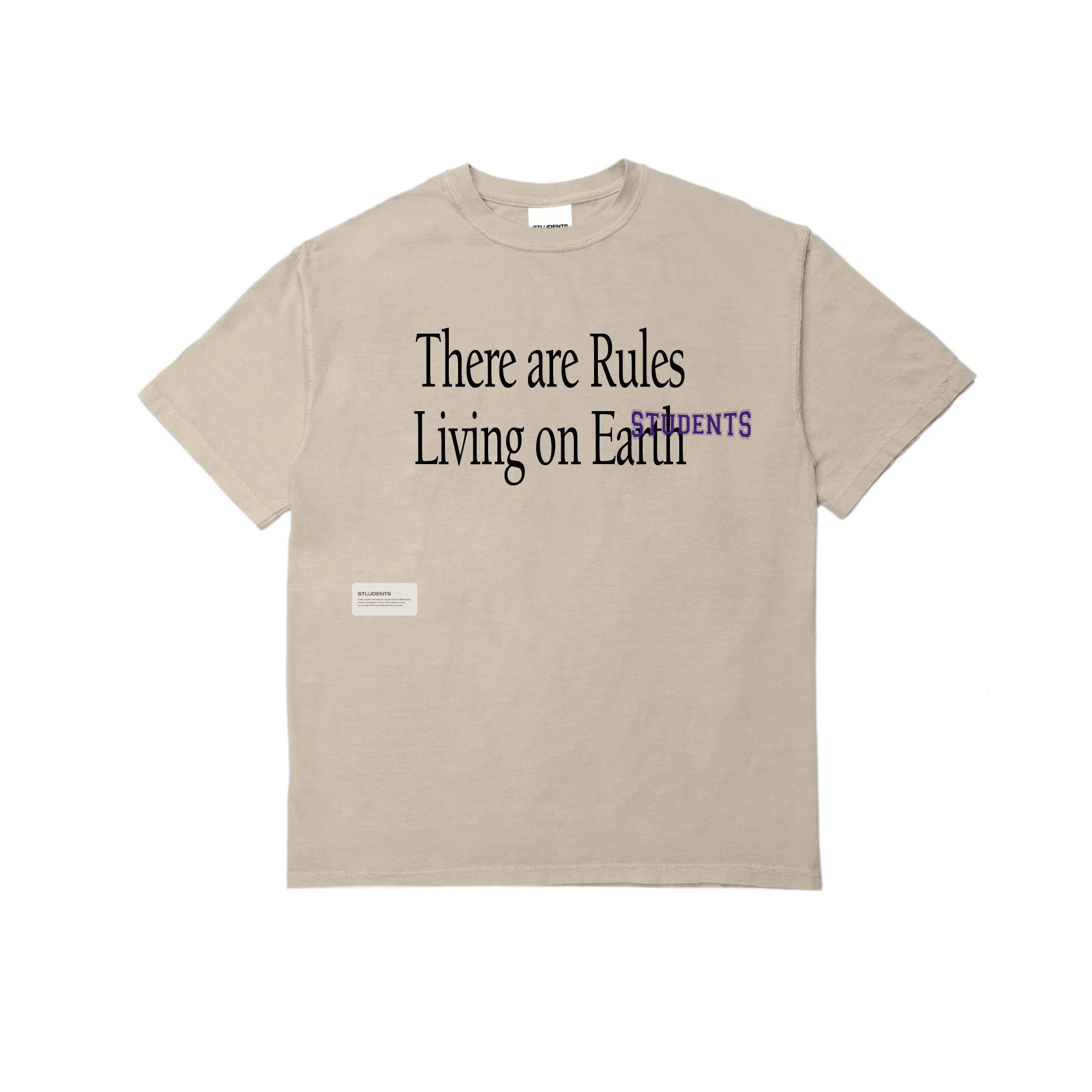Students Golf There Are Rules S/S T-shirt - SAND