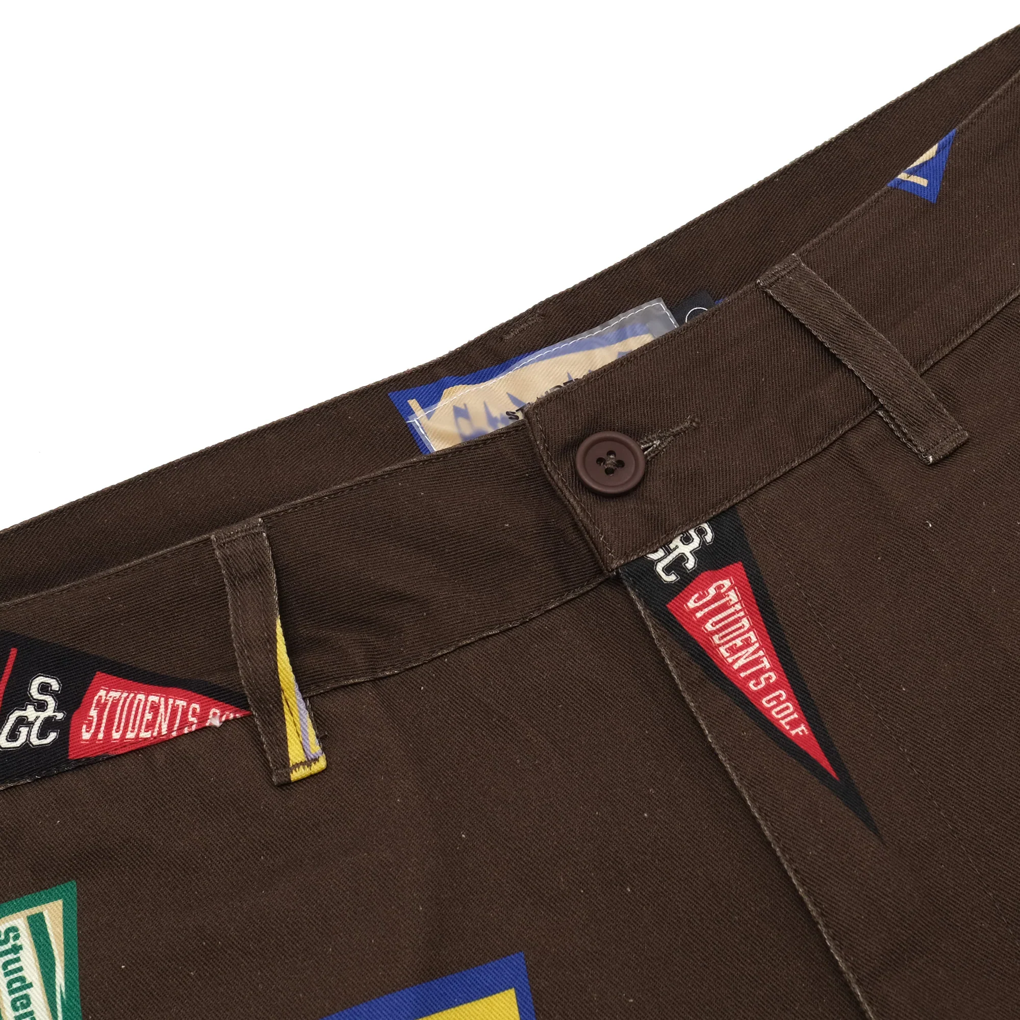 Students Golf Westley Pennant Twill Pants - BROWN - Image 3
