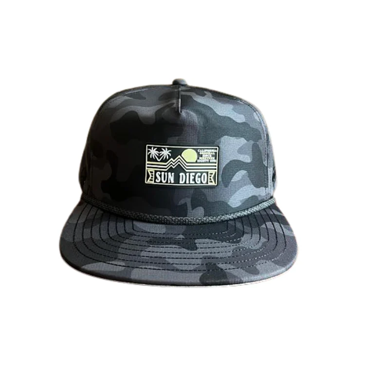 SunDiego CORONADO x Melin Hat - Black Camo