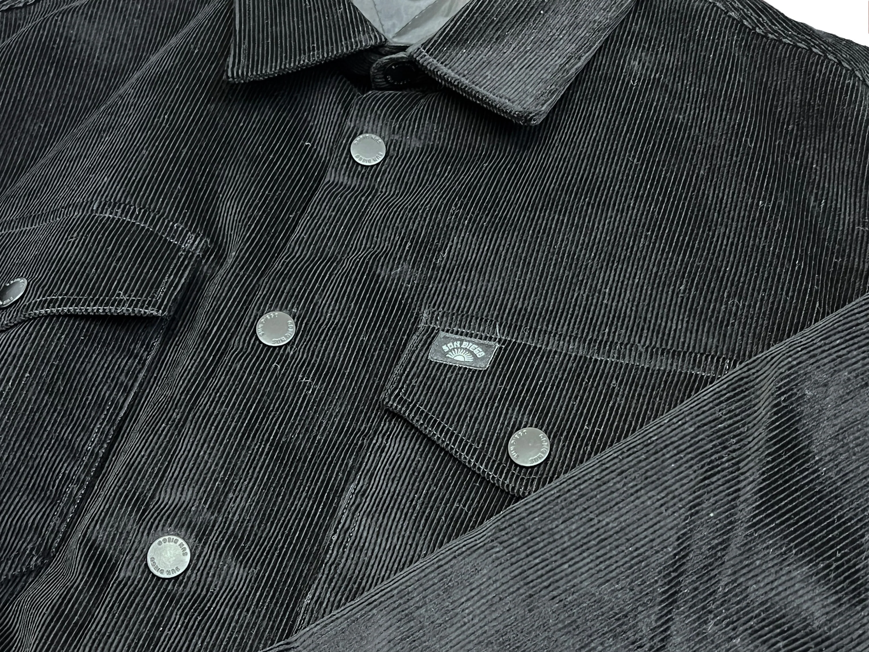 Sun Diego Brodi Shacket - BLACK - Image 3