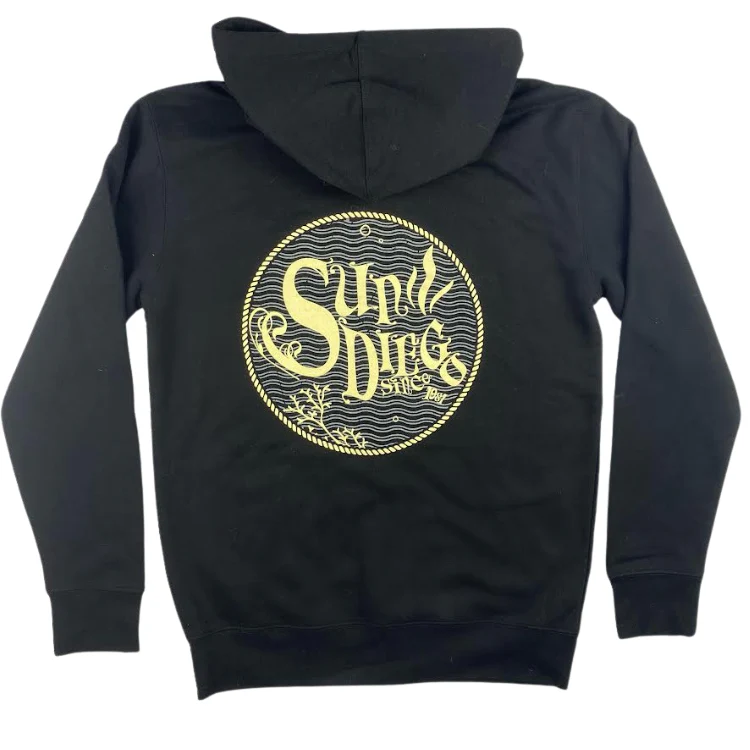 SunDiego Sunken Sun Zip Hoodie - Black - Image 2