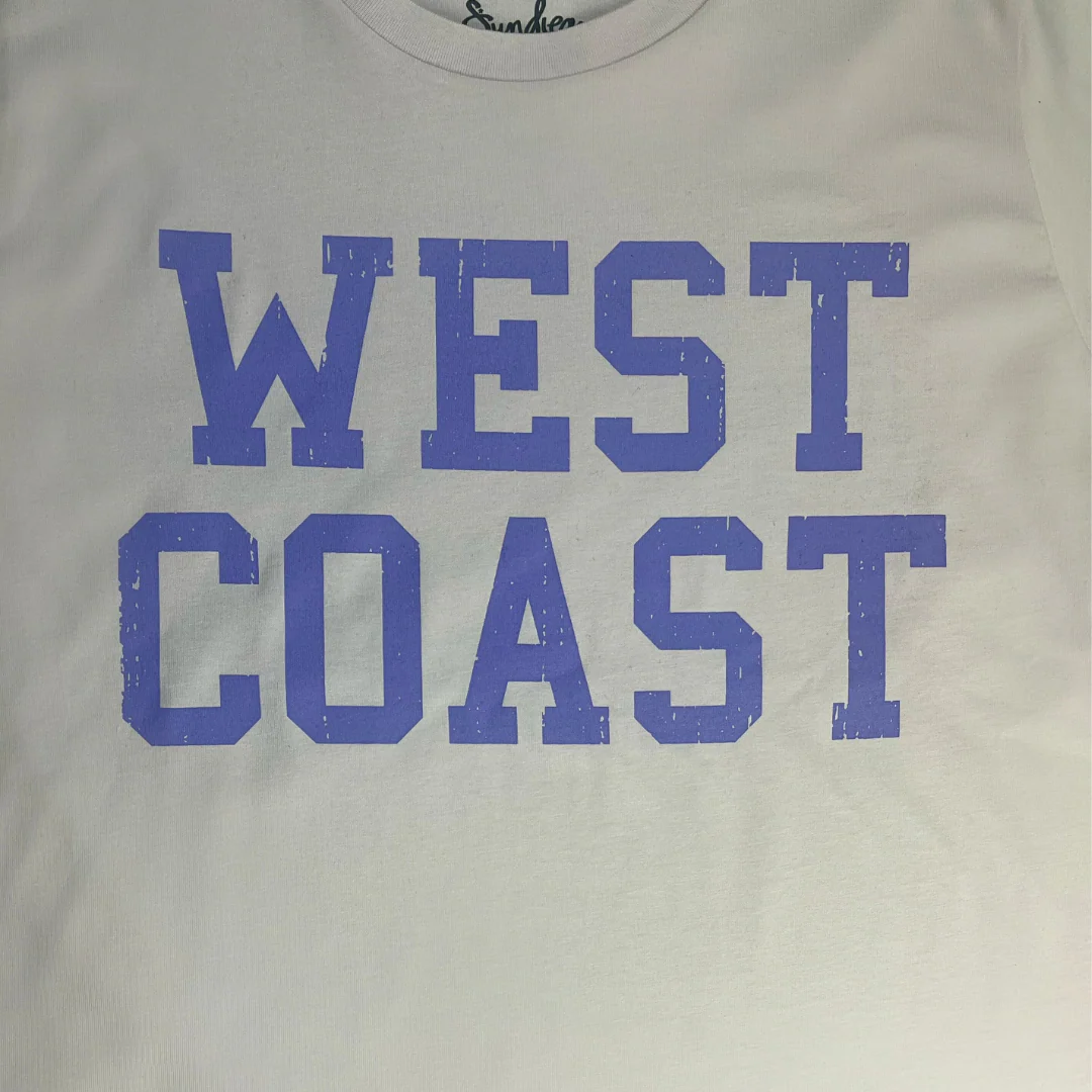 Sun Diego Long Sleeve West Coast Crop Tee - Orchid/Lavender - Image 3