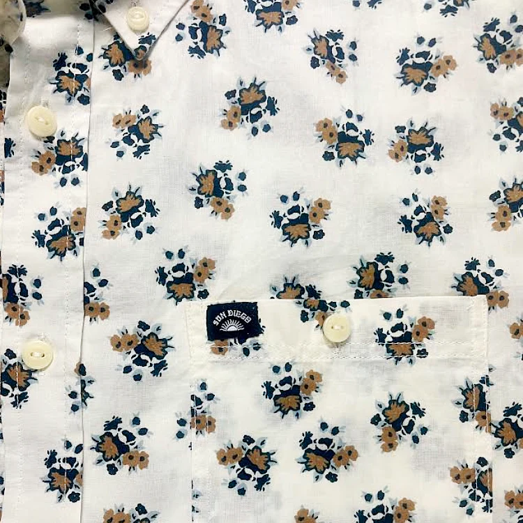 SunDiego Grant Short Sleeve Woven - BONE - Image 2