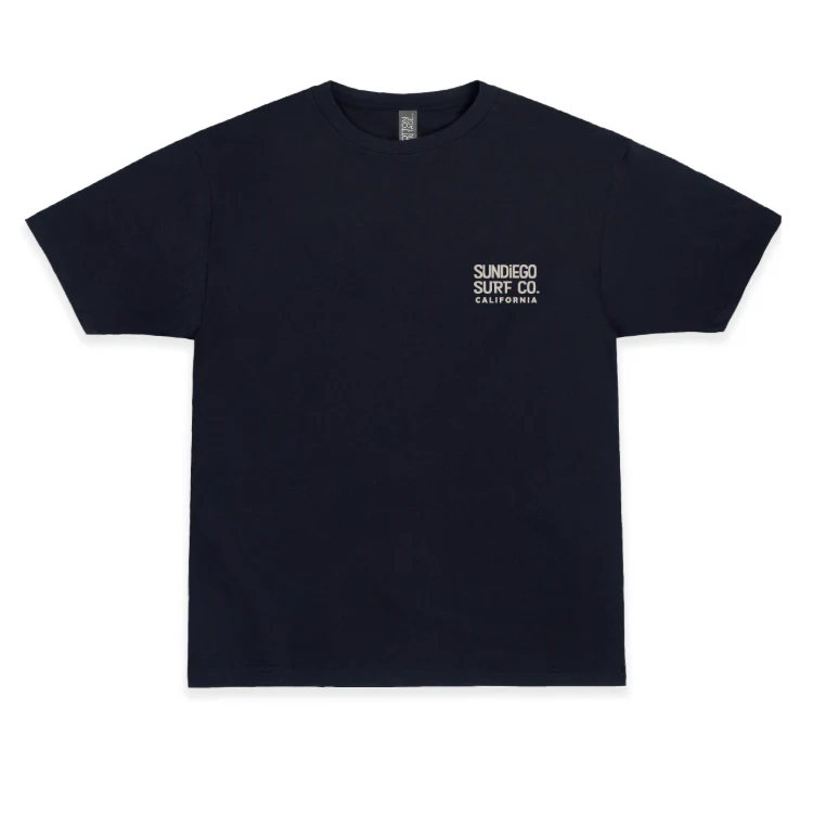 SunDiego Wave Death T-Shirt - Harbor Blue - Image 2
