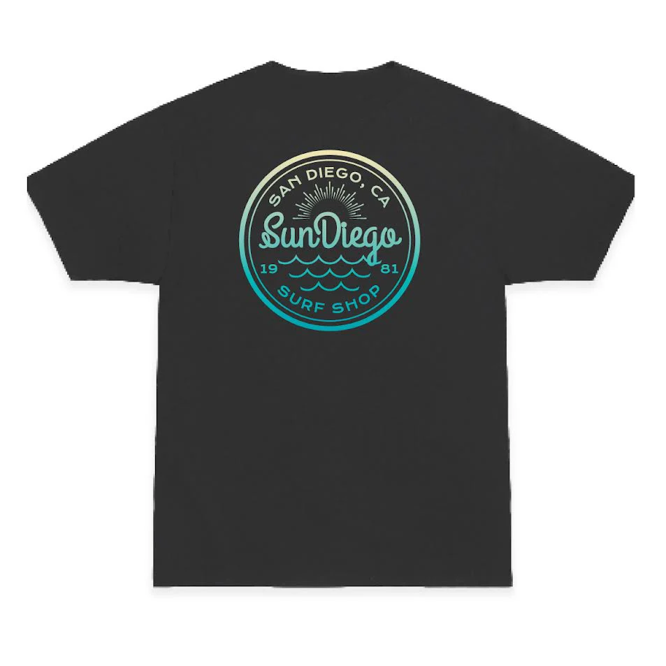Sun Diego WellRounded Tee - VINTAGE BLACK