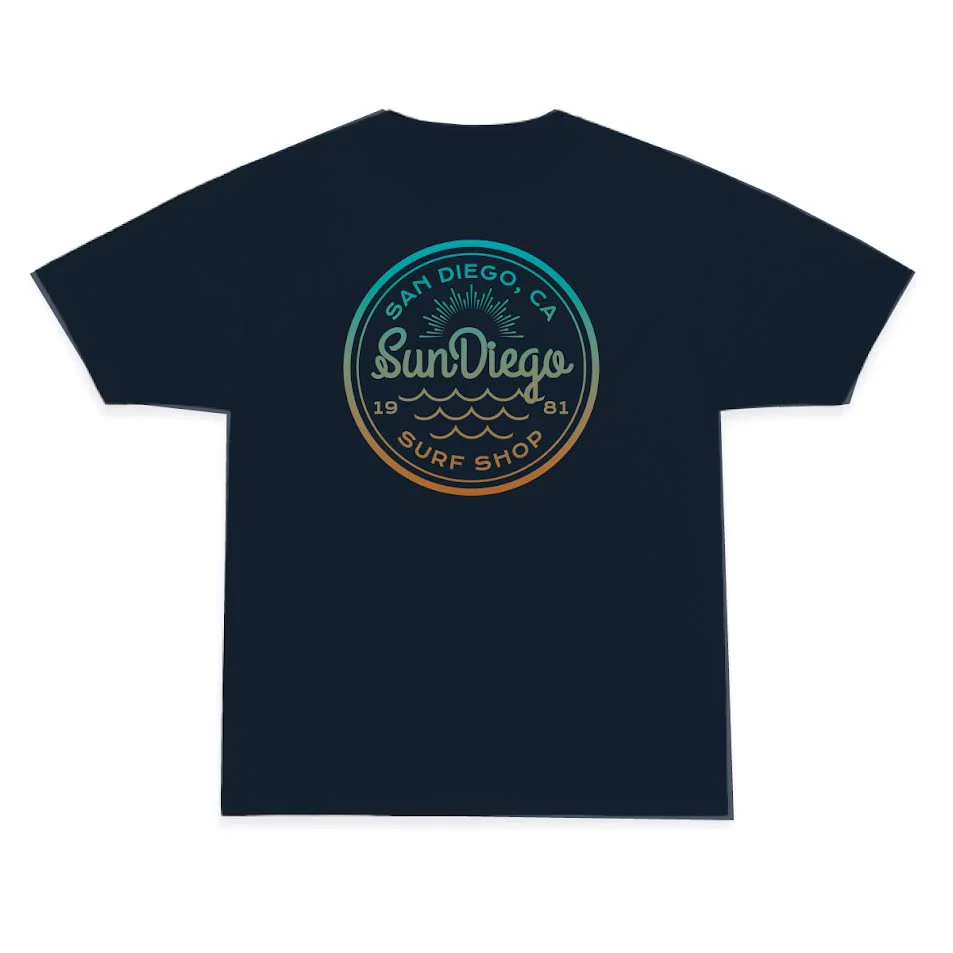 Sun Diego WellRounded Tee - WASHED NAVY