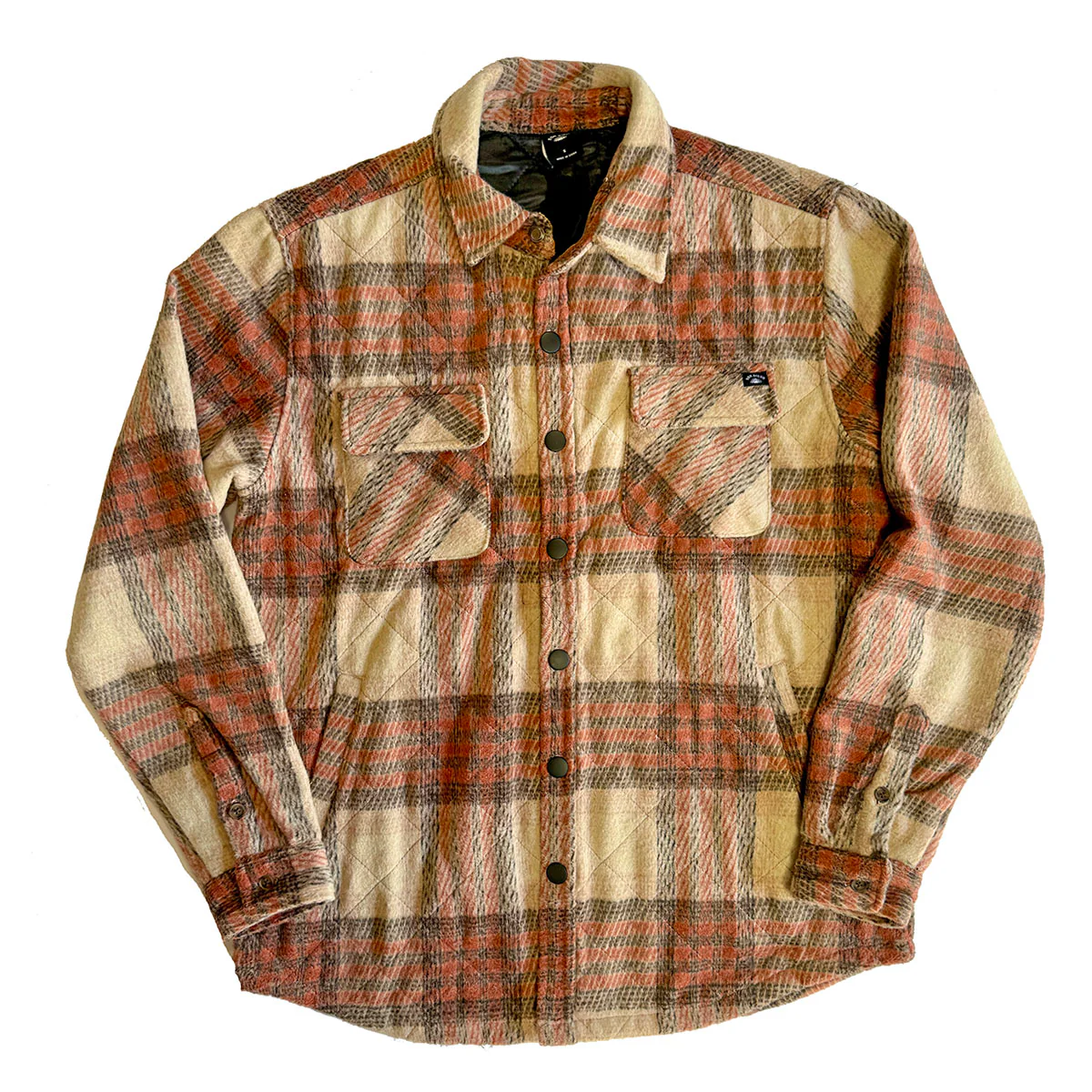 SunDiego Seabrook Heavy Flannel Overshirt - Brick