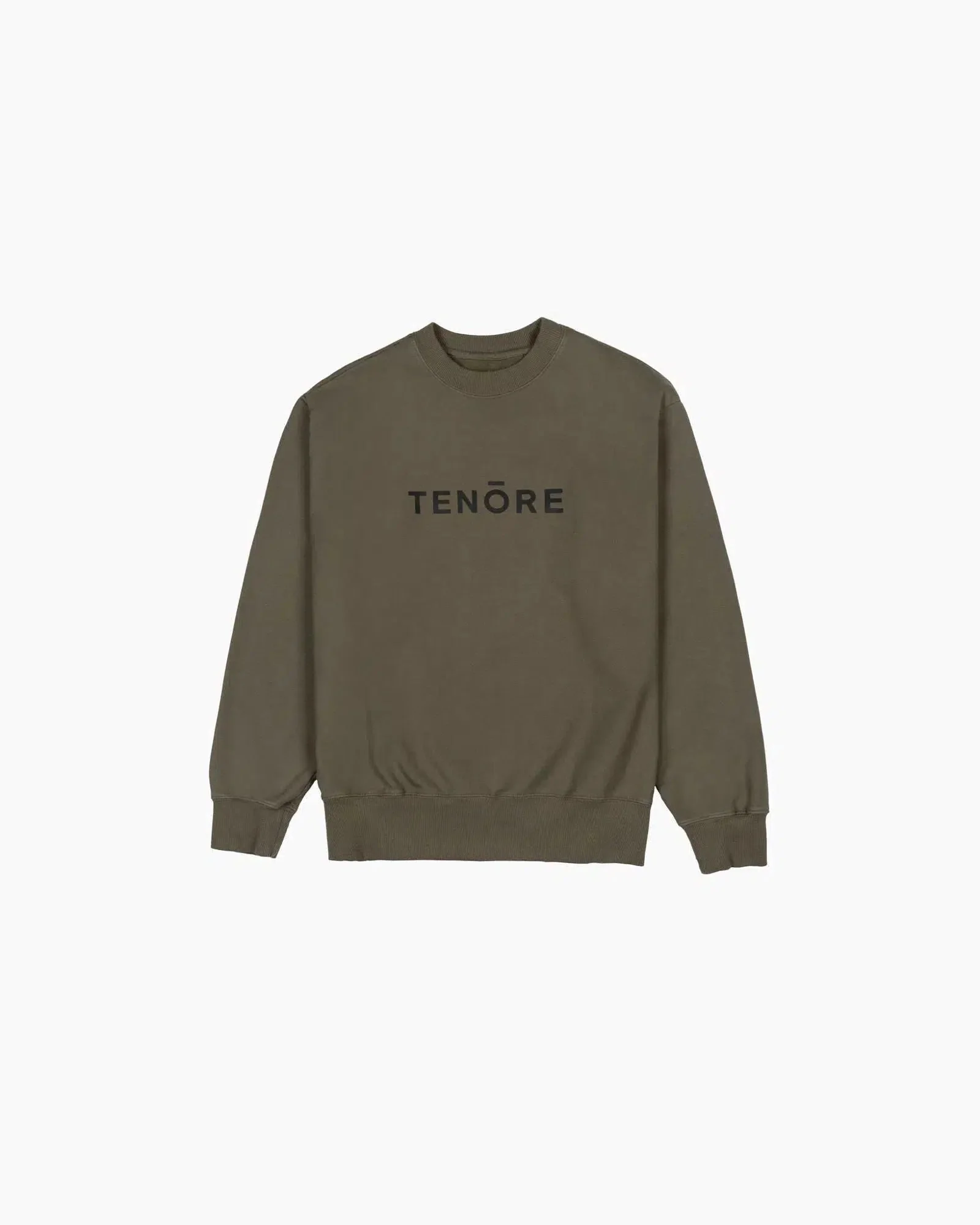 Tenore Logo Fleece Crewneck - OLIVE - Image 3