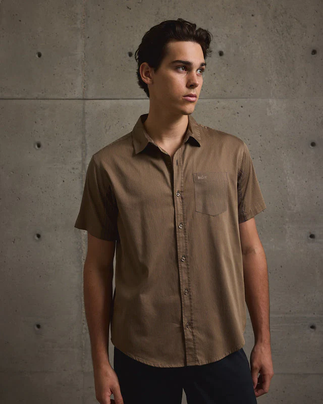 Tenore Poplin Woven - BARK