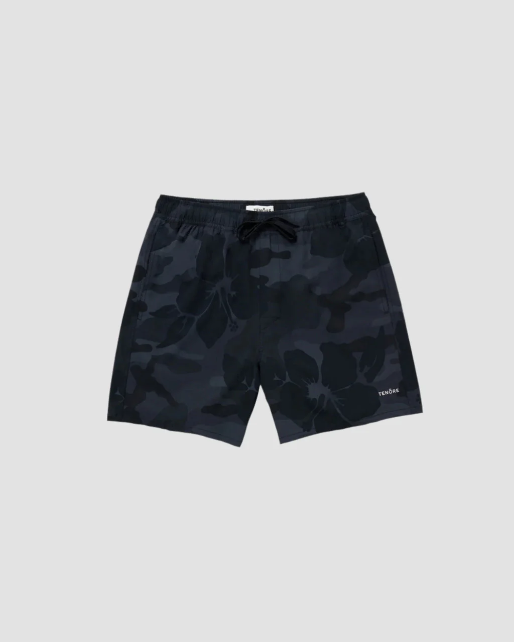 Tenore Print Day Short 6" - Black Aloha Camo