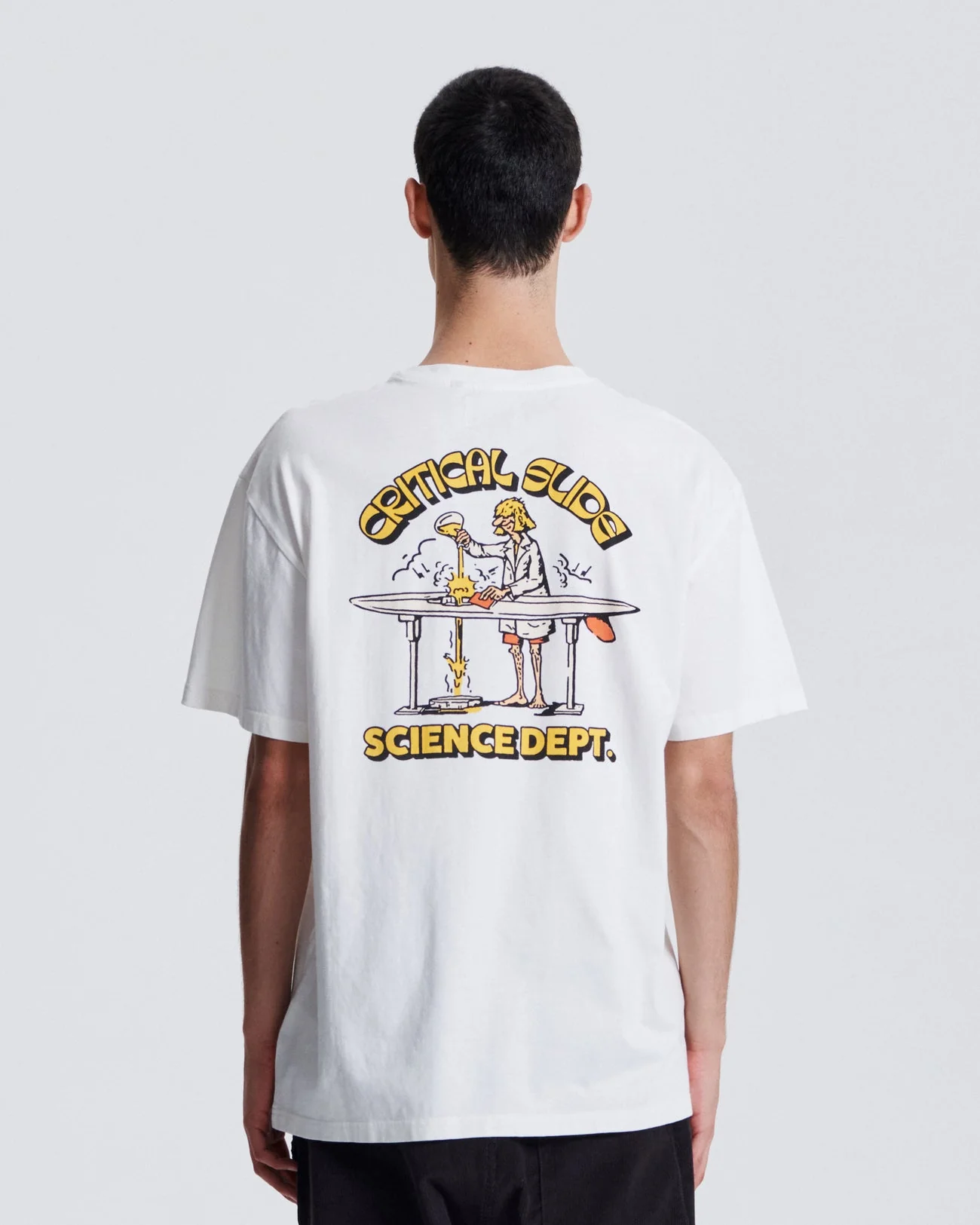 Critical Slide Society Scientist T-Shirt - Vintage White