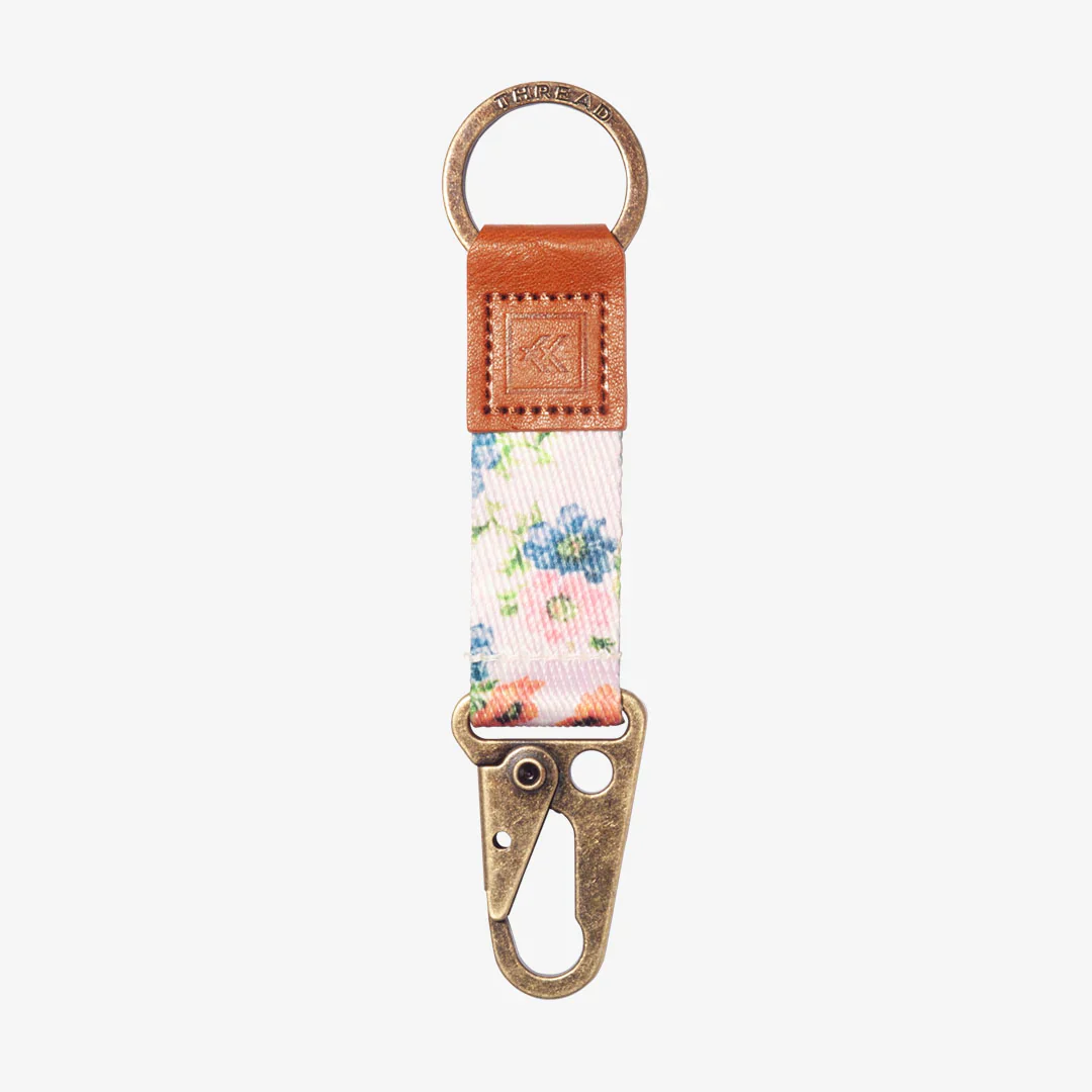 Thread opal keychain clip - Opal