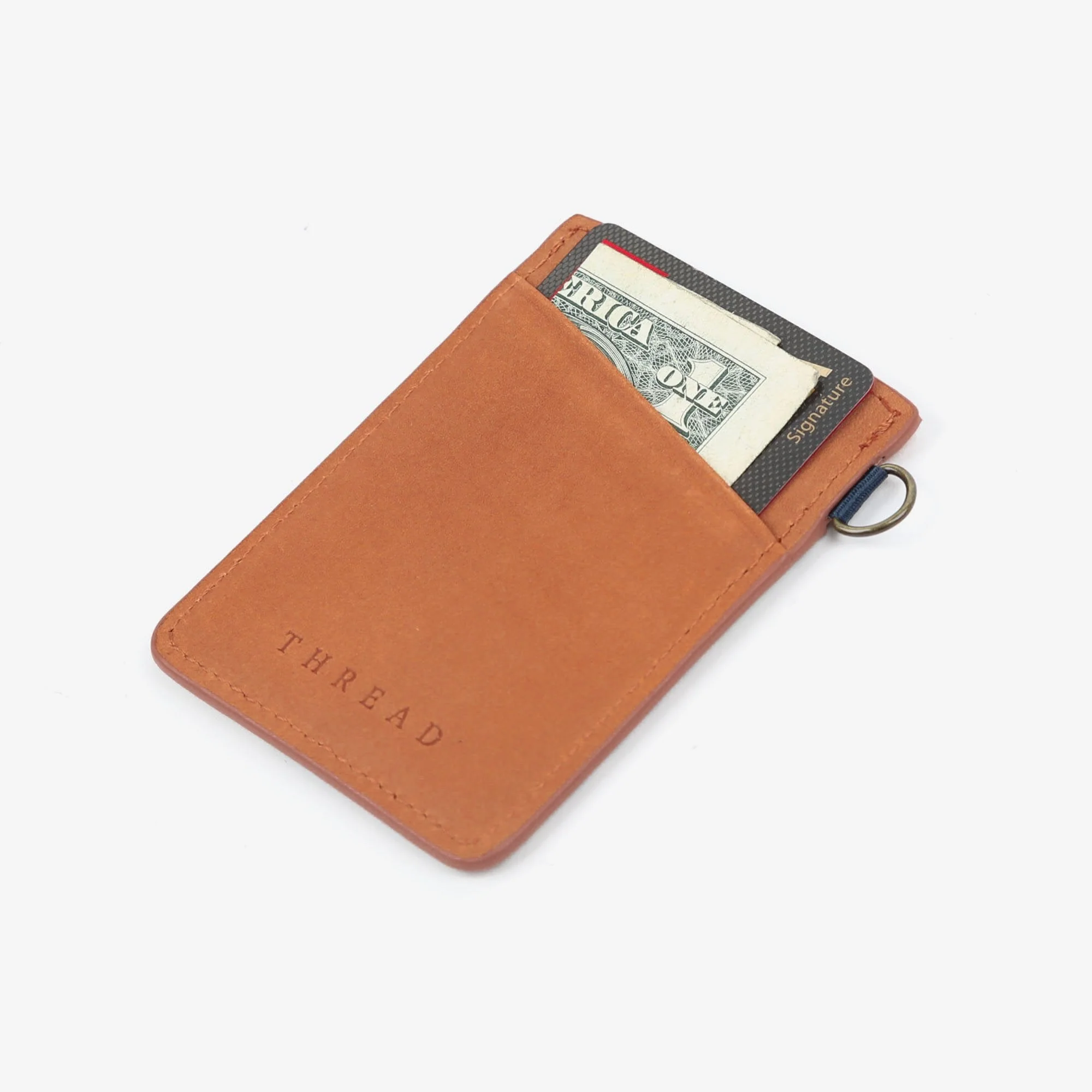 Thread Vertical Leather Wallet - Emmeline - Image 3