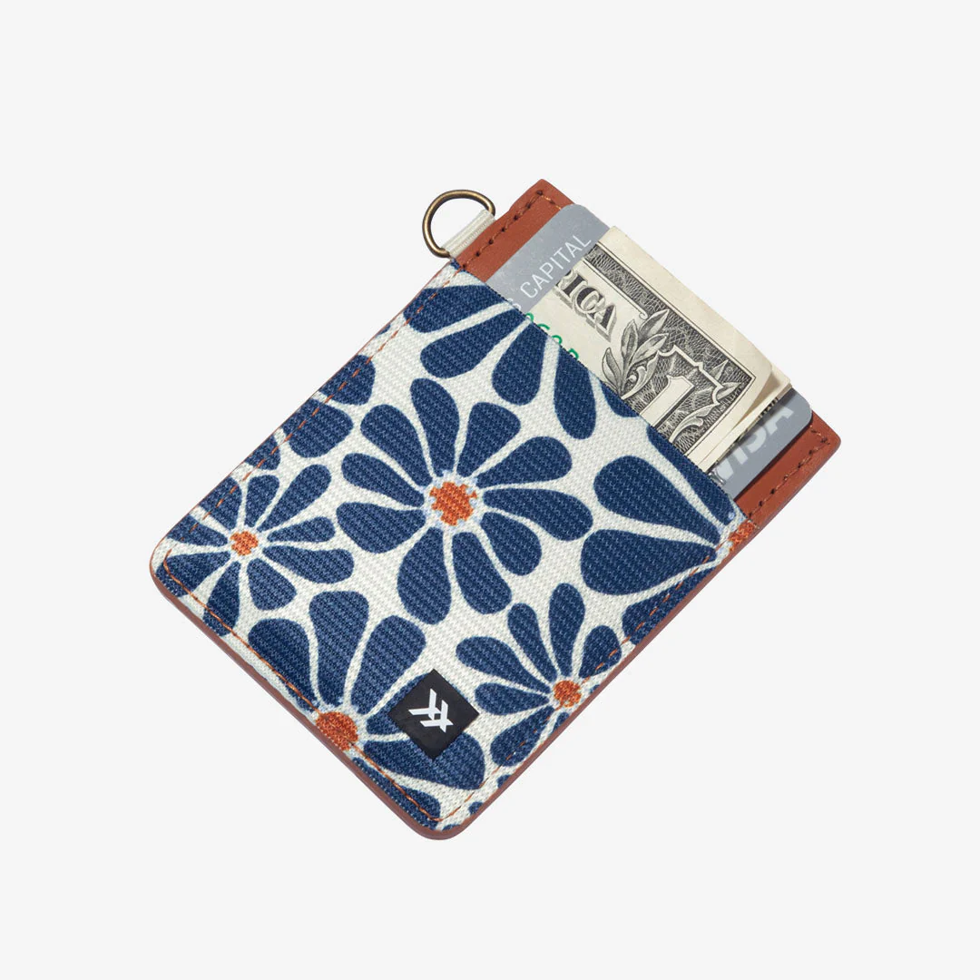 Thread Vertical Leather Wallet - Emmeline Navy - Image 3