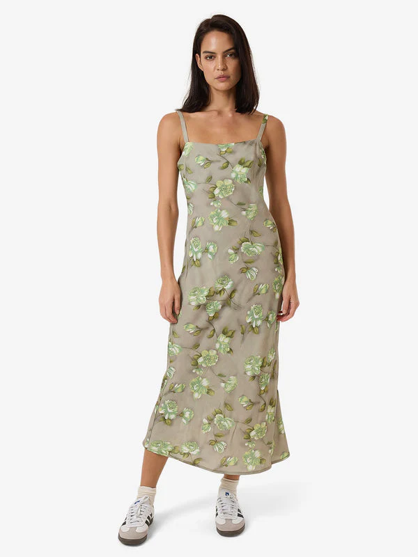 THRILLS Amoroso Bias Dress - SILVER ASH - Image 2
