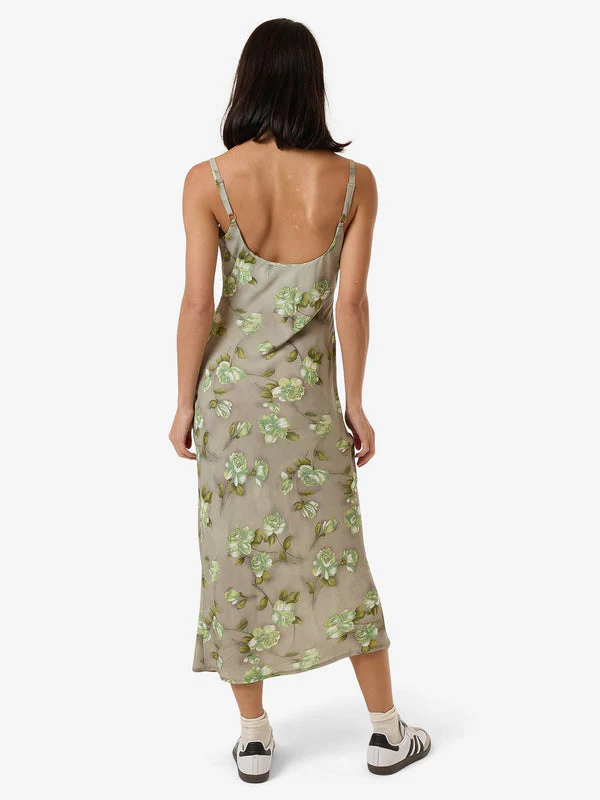 THRILLS Amoroso Bias Dress - SILVER ASH - Image 3