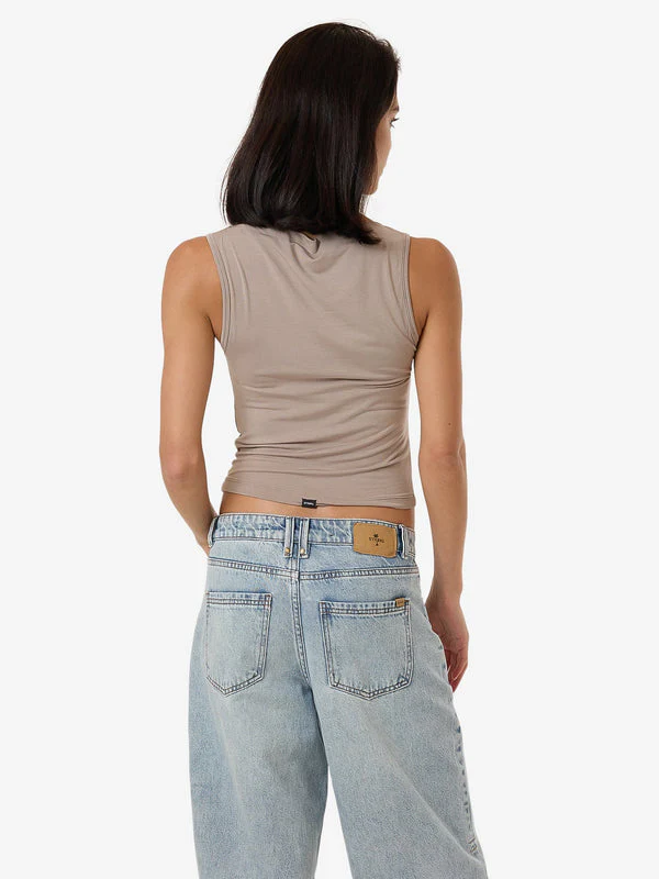 THRILLS Amoroso Sabrina Tank - SILVER ASH - Image 2