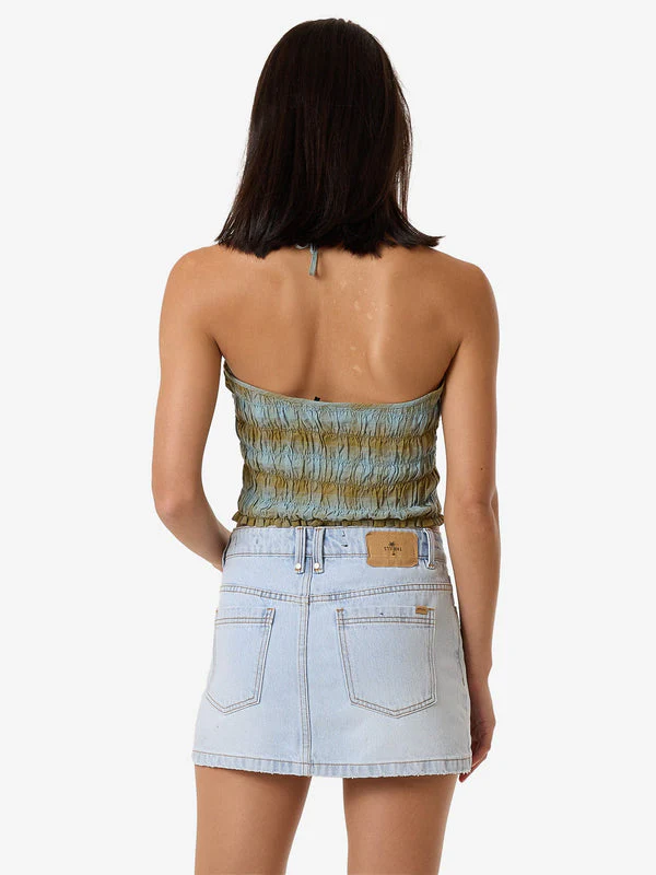 THRILLS Ansley Halter Top - STONE BLUE - Image 2