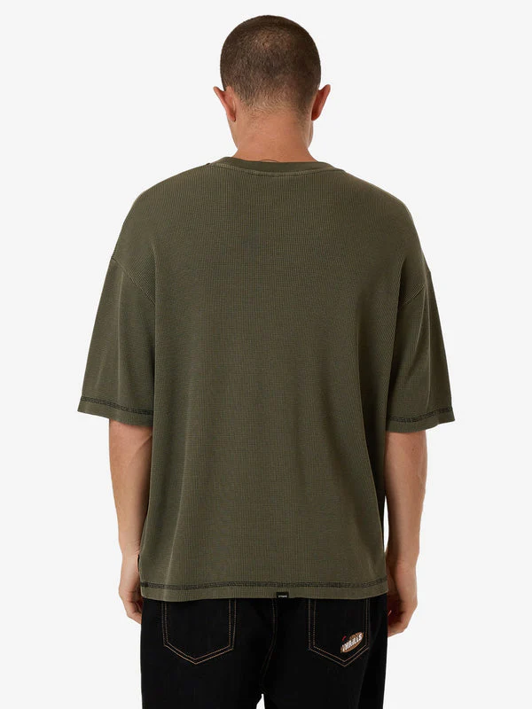 THRILLS Arts & Industrial Box Fit Oversize Short Tee - GRAPE LEAF - Image 2